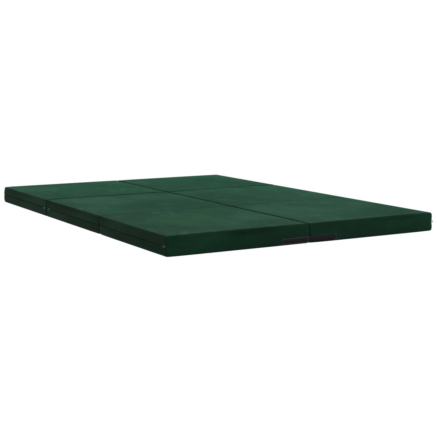 Klappsofa Bett 140 x 67 x 15 cm Dunkelgrün