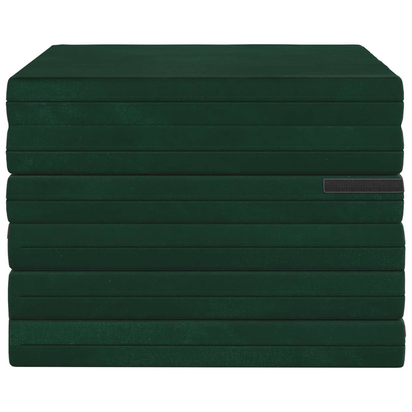 Klappsofa Bett 140 x 67 x 15 cm Dunkelgrün