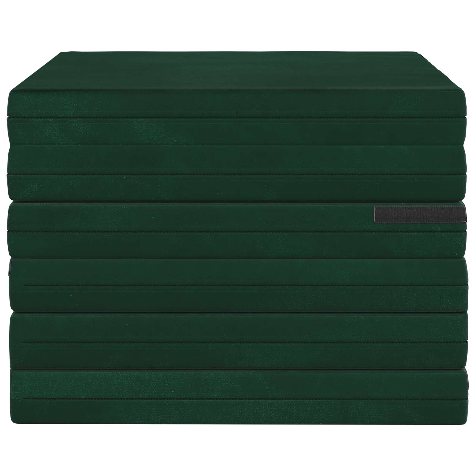 Klappsofa Bett 140 x 67 x 15 cm Dunkelgrün