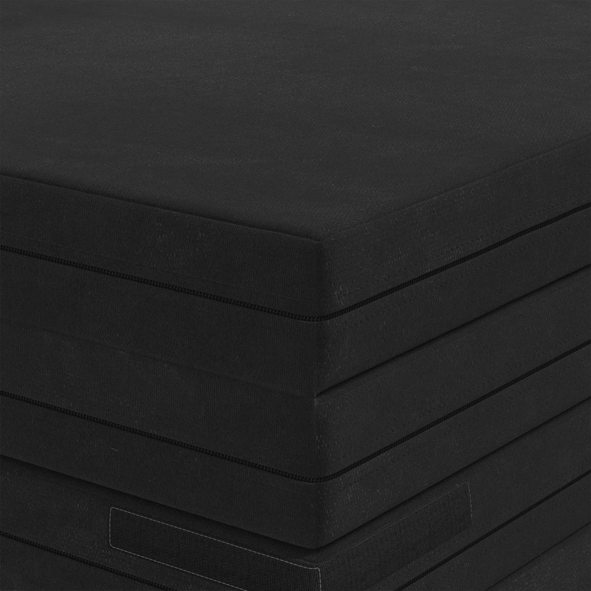Klappsofa Bett 140 x 67 x 15 cm Schwarz