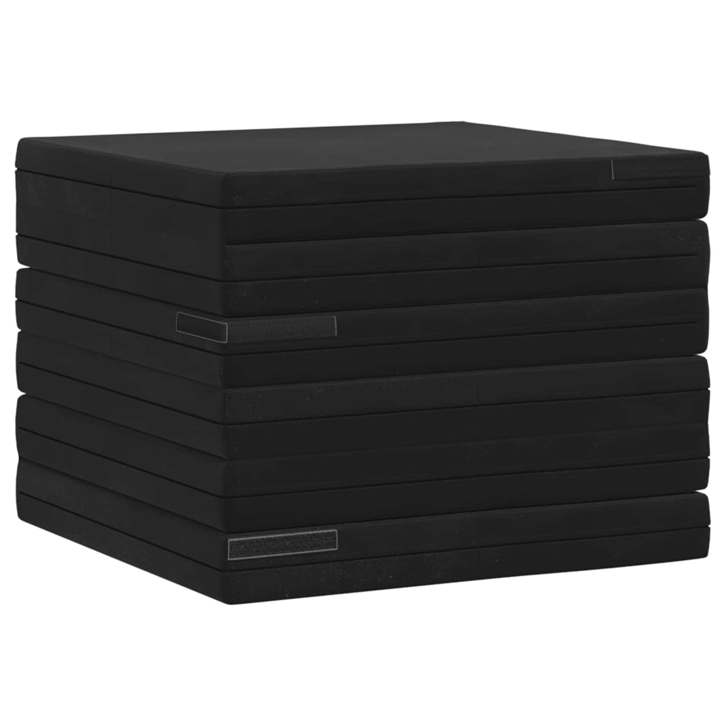 Klappsofa Bett 140 x 67 x 15 cm Schwarz