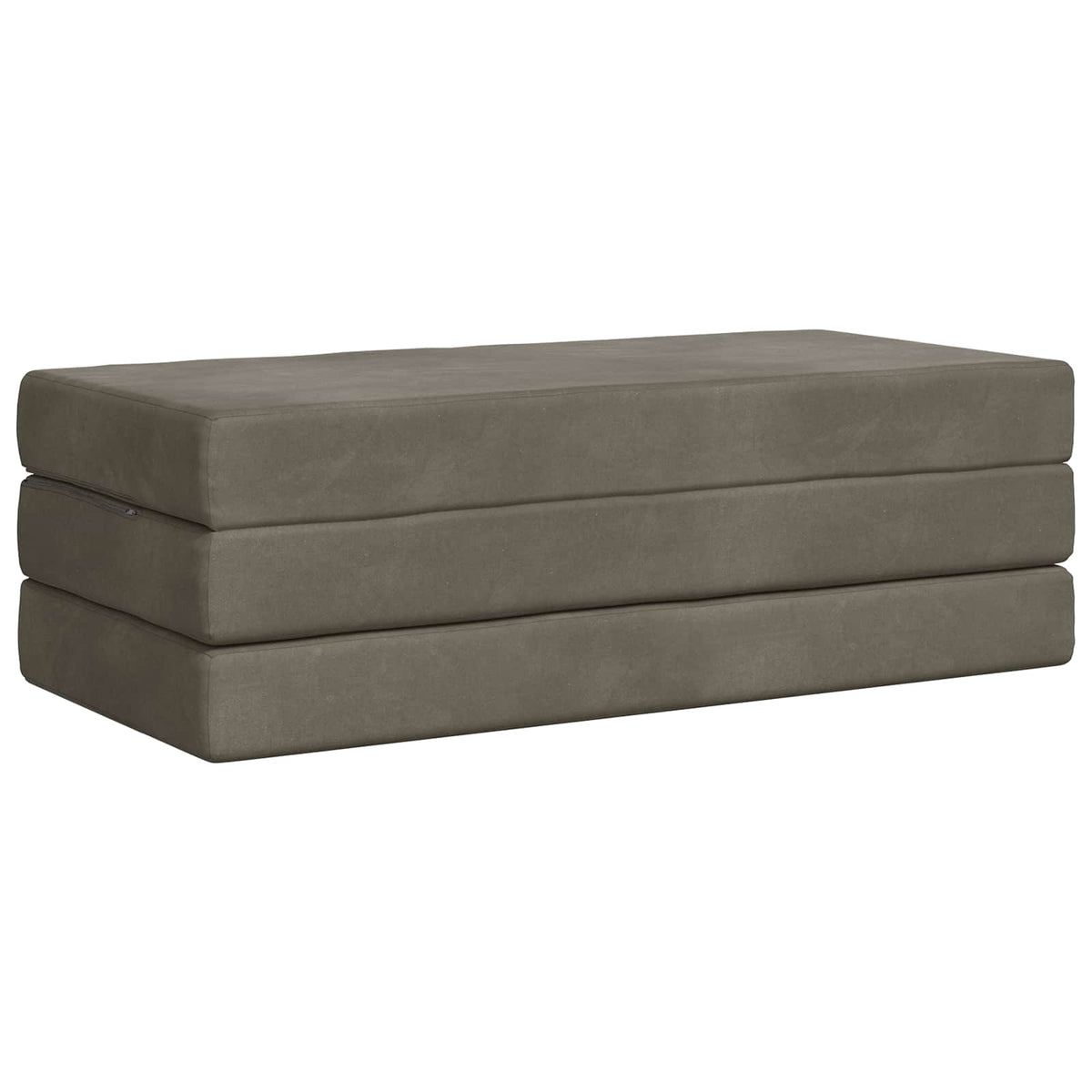 Klappsofa Bett 160 x 67 x 45 cm Hellgrau