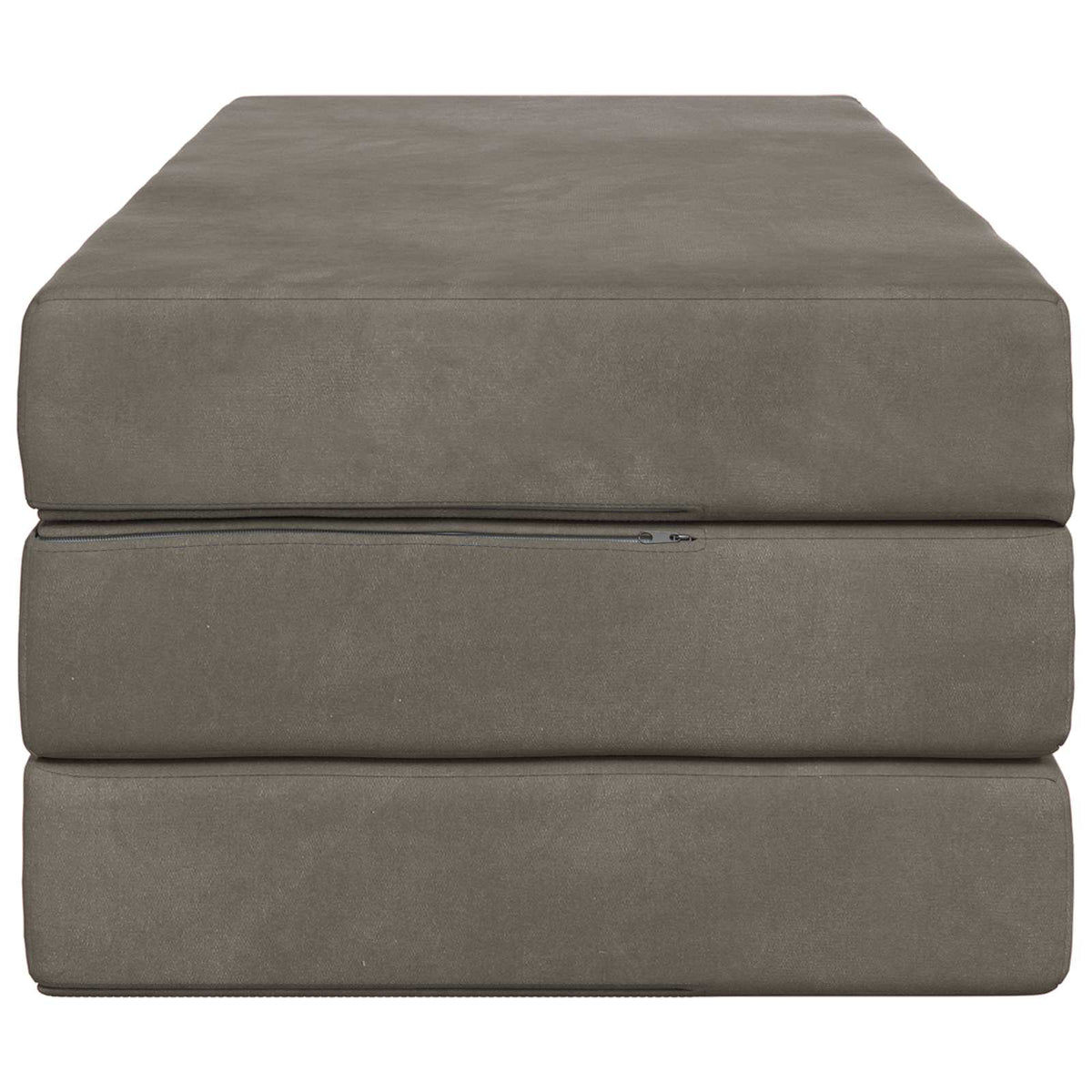 Klappsofa Bett 160 x 67 x 45 cm Hellgrau