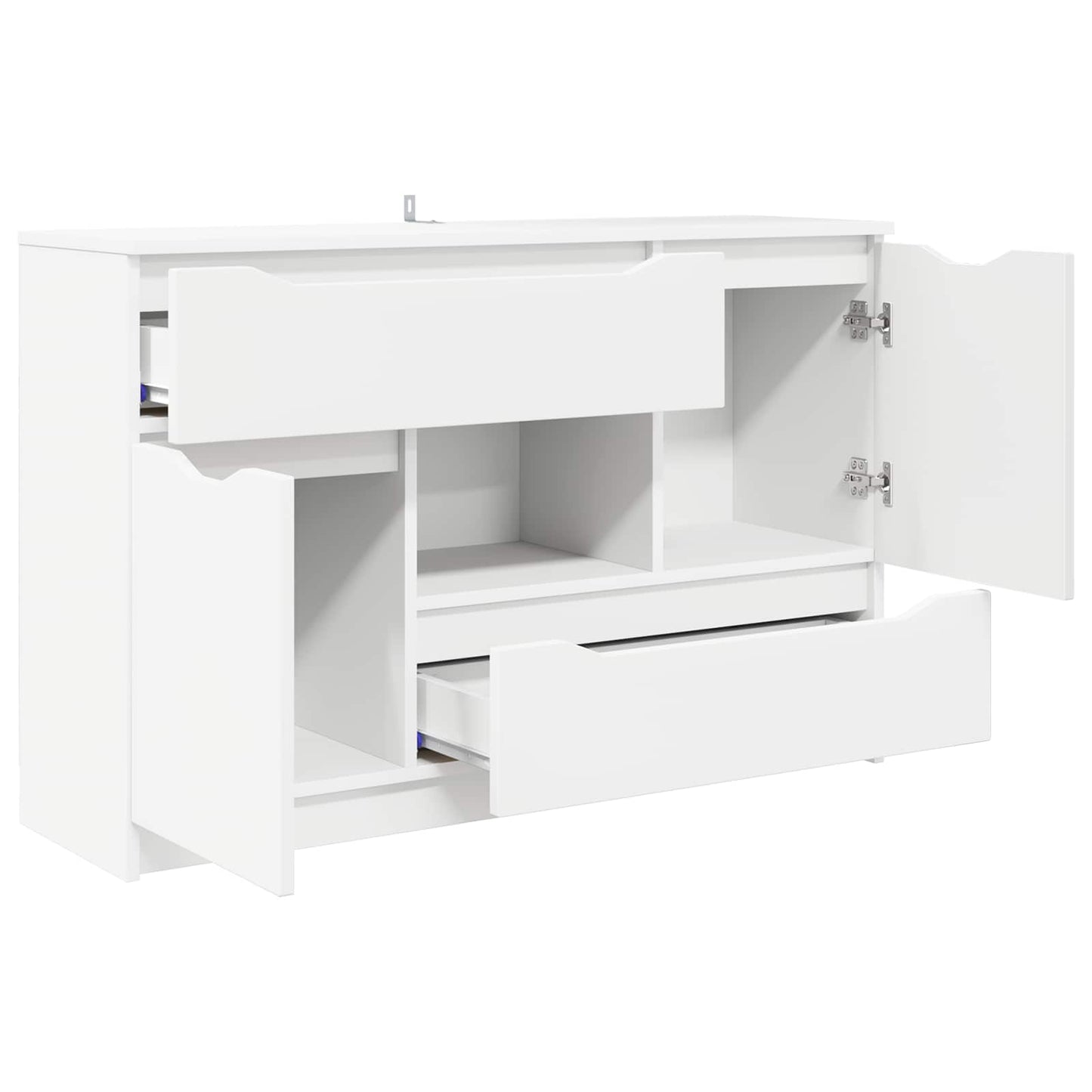 Sideboard Weiß 100 x 30 x 65,6 Holzwerkstoff