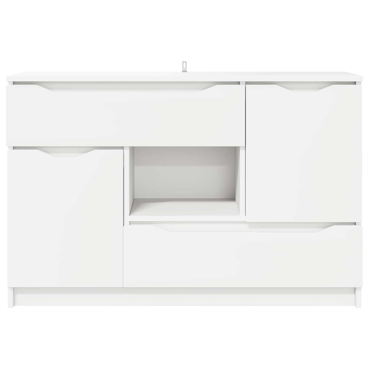 Sideboard Weiß 100 x 30 x 65,6 Holzwerkstoff