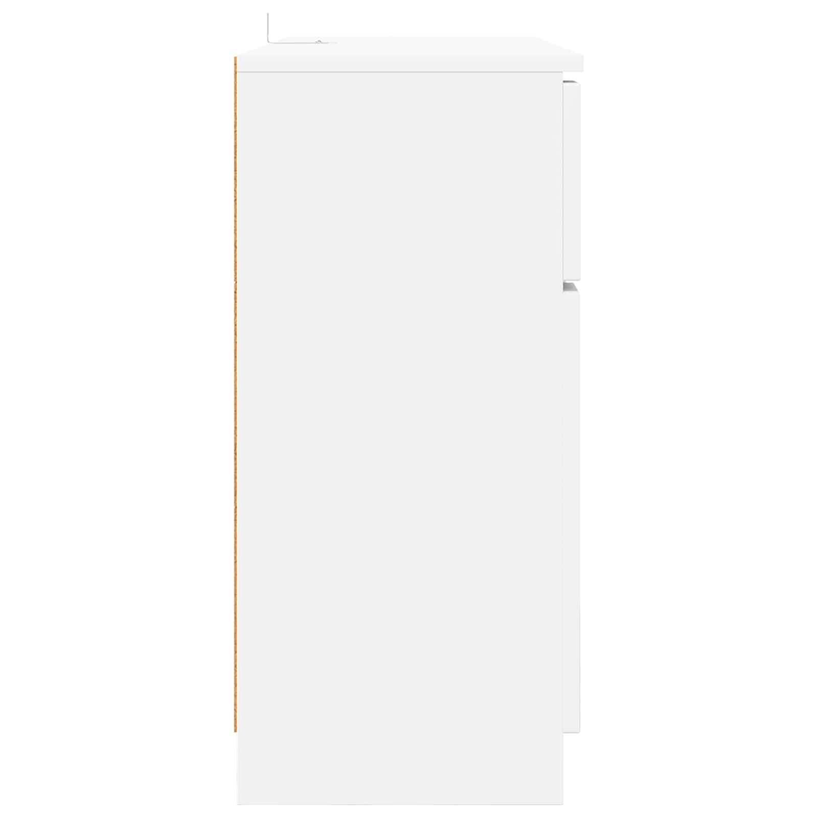 Sideboard Weiß 100 x 30 x 65,6 Holzwerkstoff