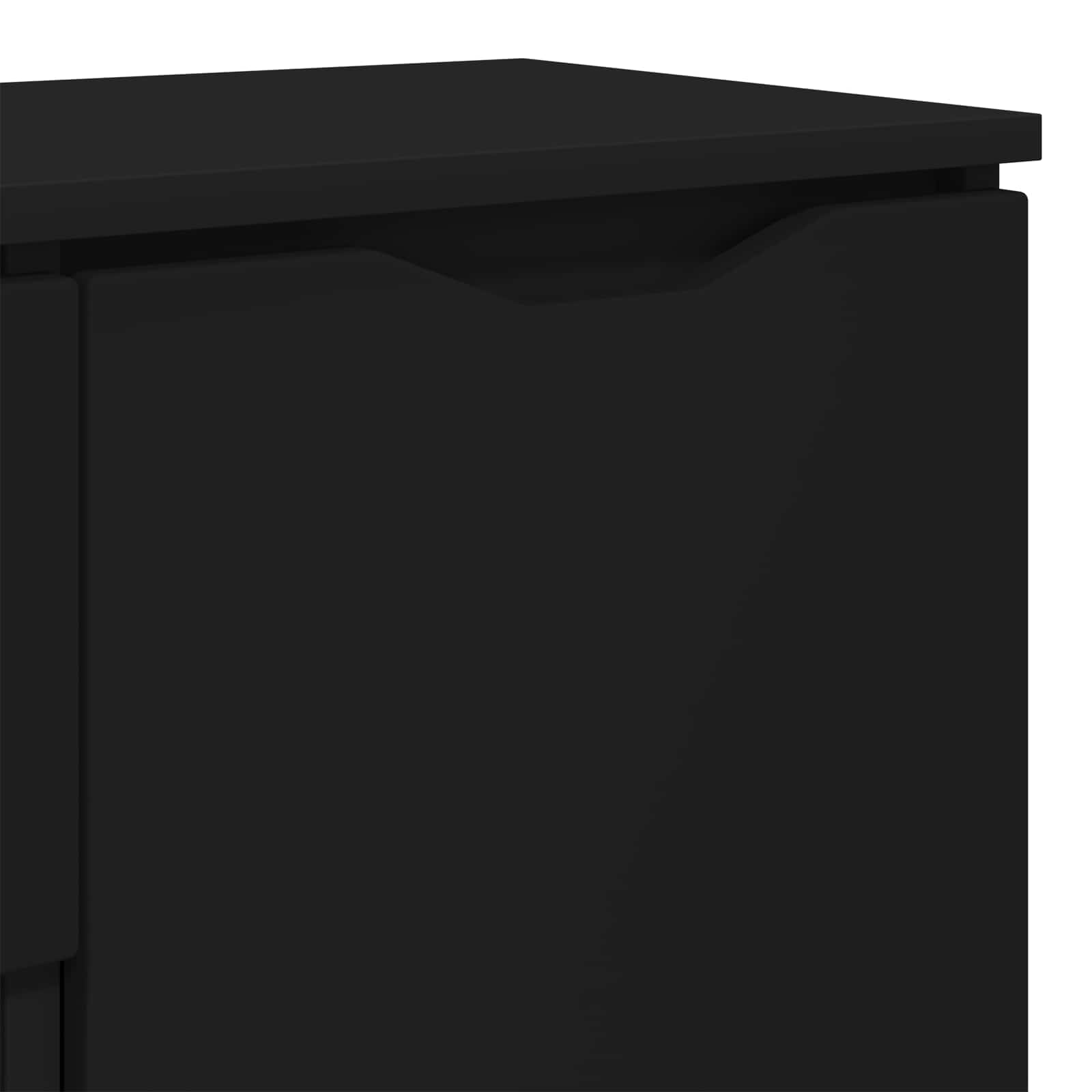 Sideboard Schwarz 100 x 30 x 65,6 Holzwerkstoff