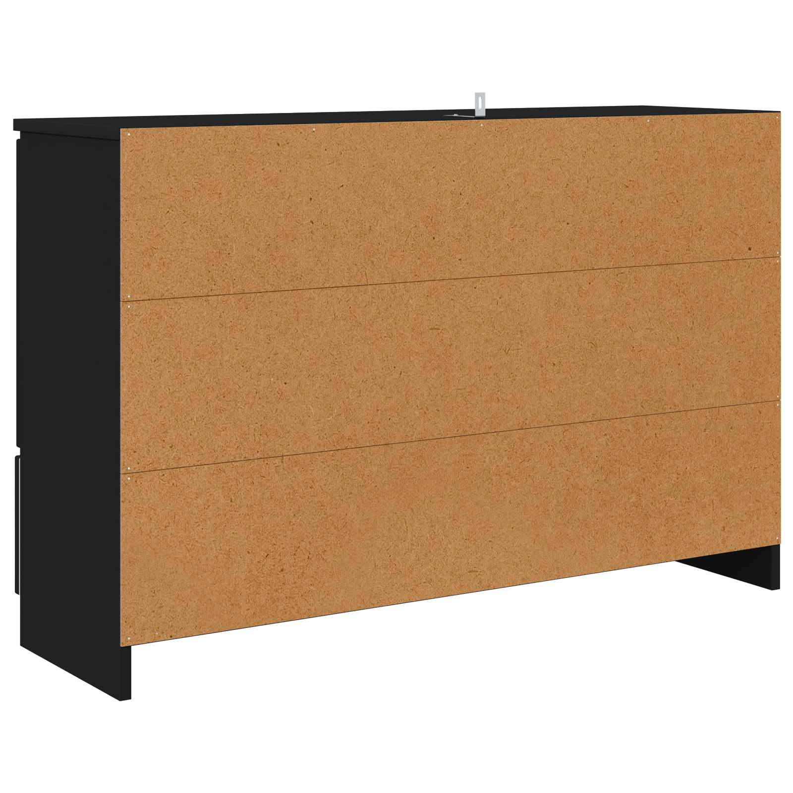 Sideboard Schwarz 100 x 30 x 65,6 Holzwerkstoff