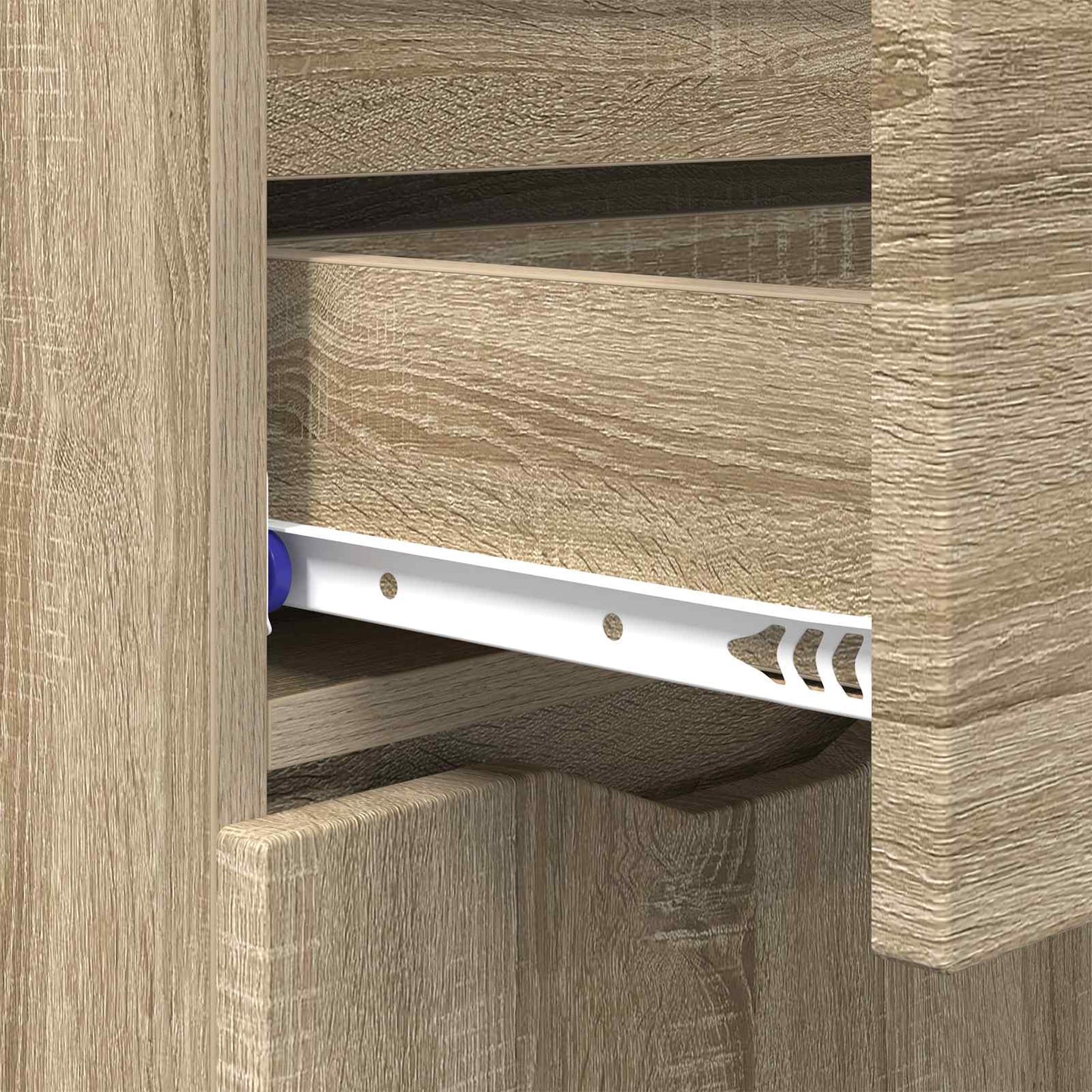 Sideboard Sonoma-Eiche 100 x 30 x 65,6 Holzwerkstoff