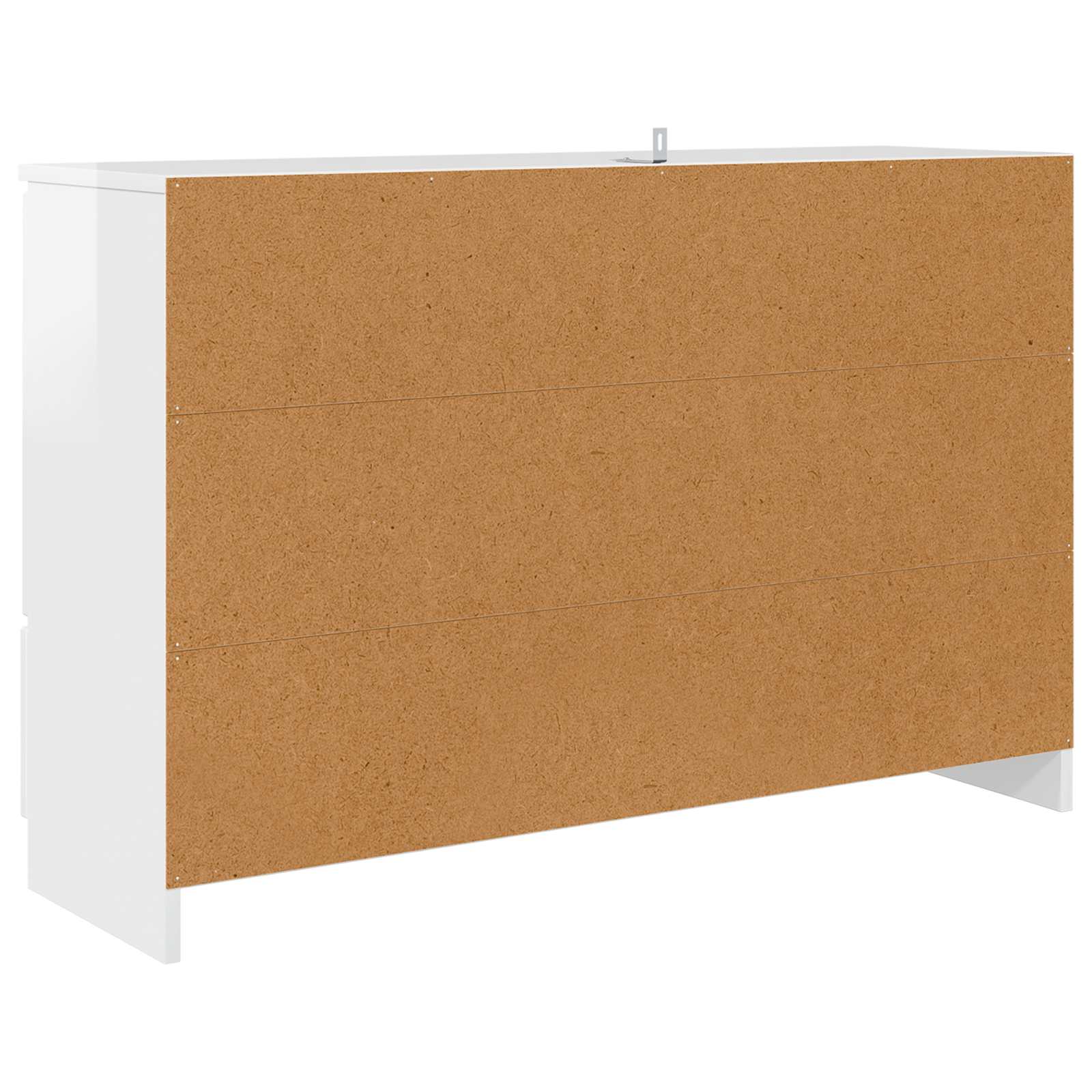 Sideboard Hochglanz Weiß 100 x 30 x 65,6 Holzwerkstoff