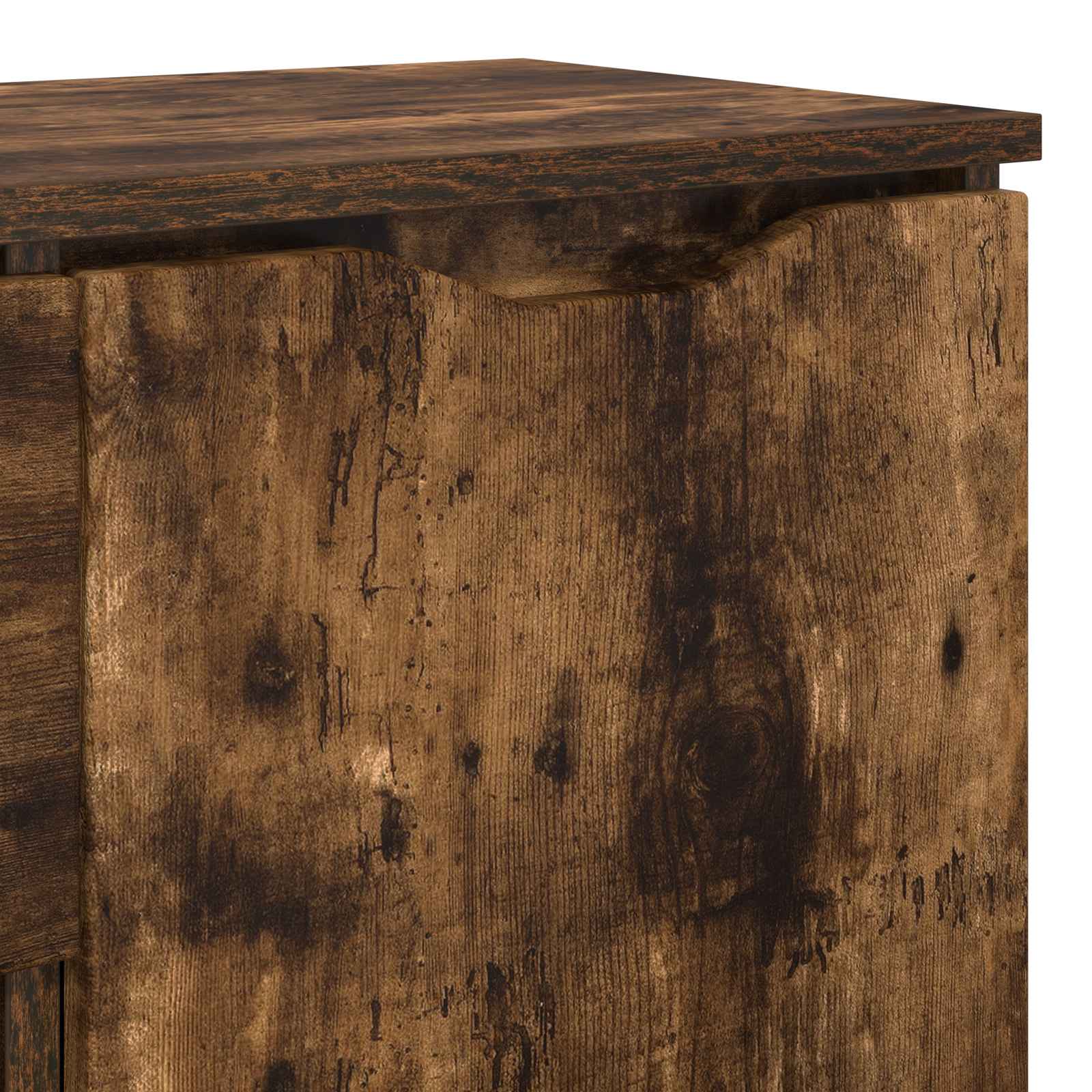 Sideboard Geräucherte Eiche 100 x 30 x 65,6 Holzwerkstoff