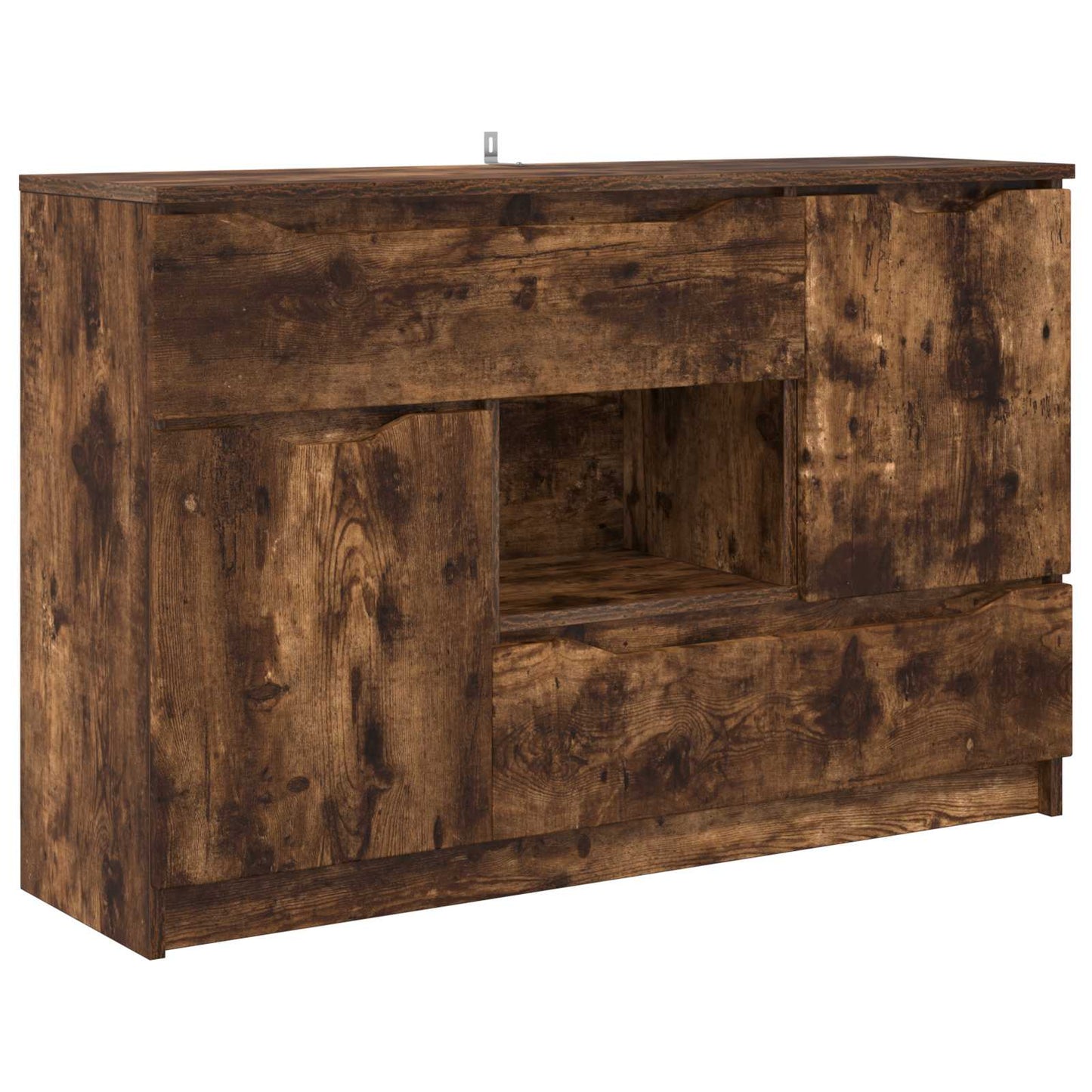 Sideboard Geräucherte Eiche 100 x 30 x 65,6 Holzwerkstoff
