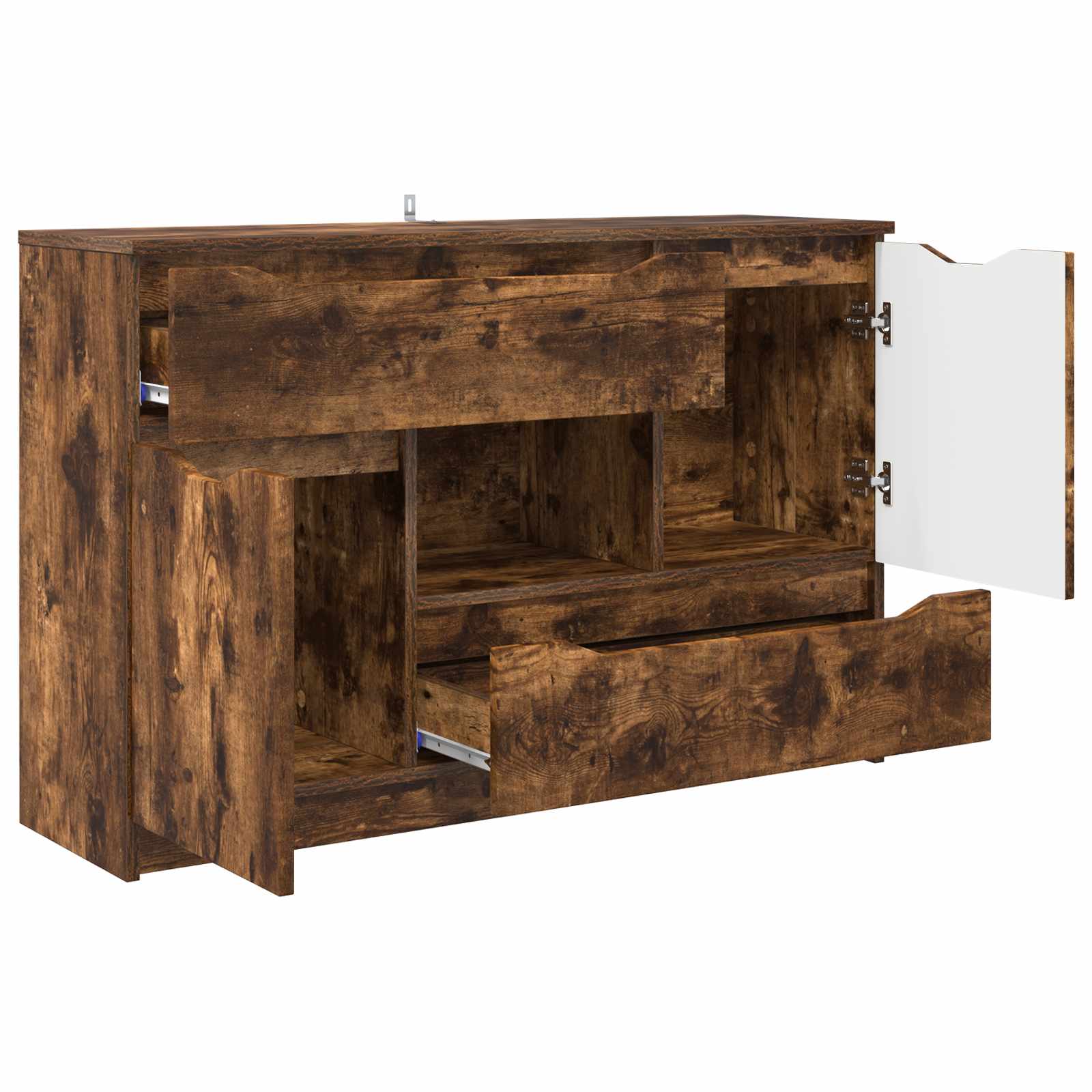 Sideboard Geräucherte Eiche 100 x 30 x 65,6 Holzwerkstoff
