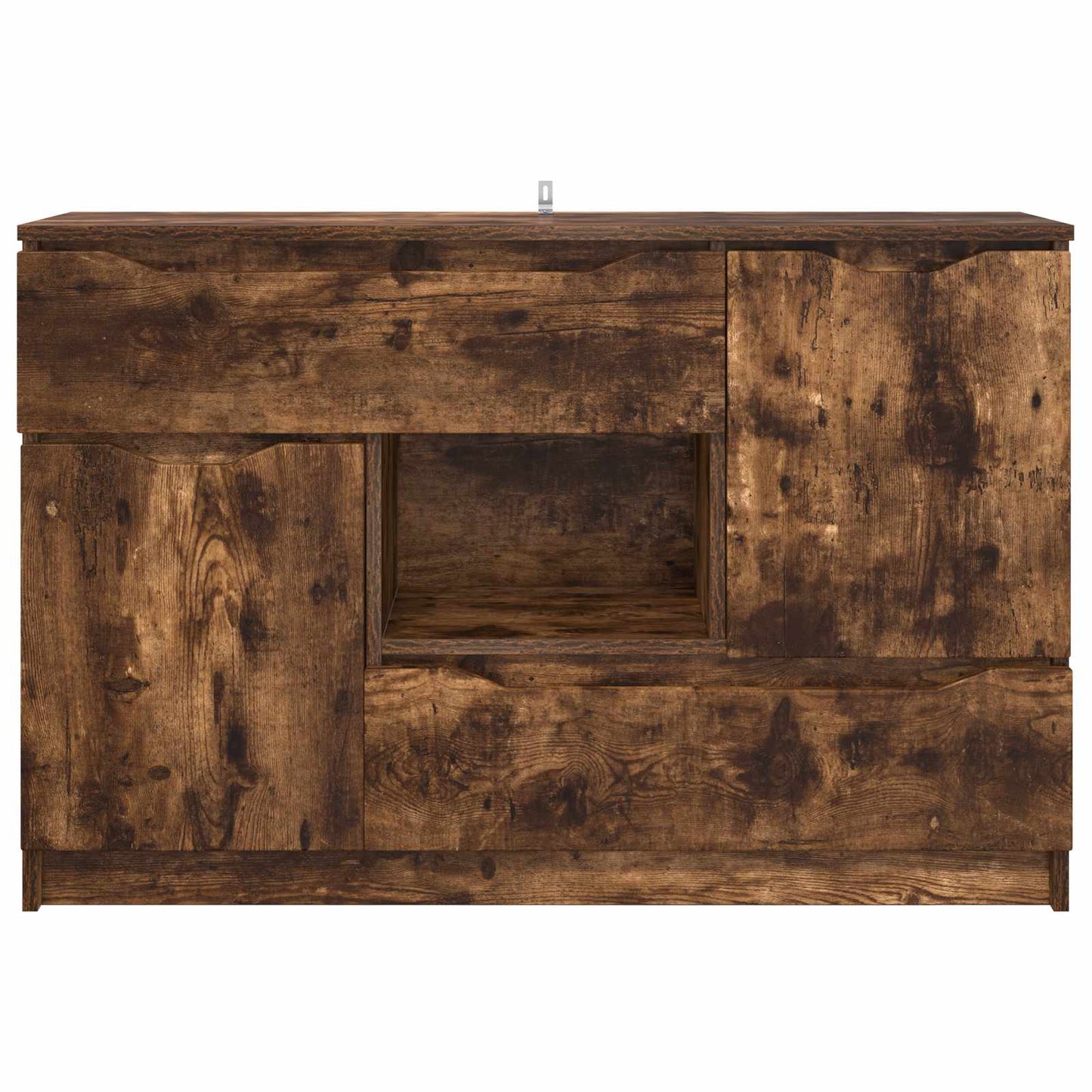 Sideboard Geräucherte Eiche 100 x 30 x 65,6 Holzwerkstoff