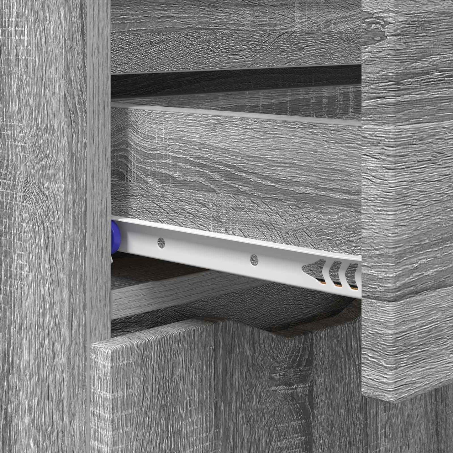 Sideboard Graues Sonoma 100 x 30 x 65,6 Holzwerkstoff