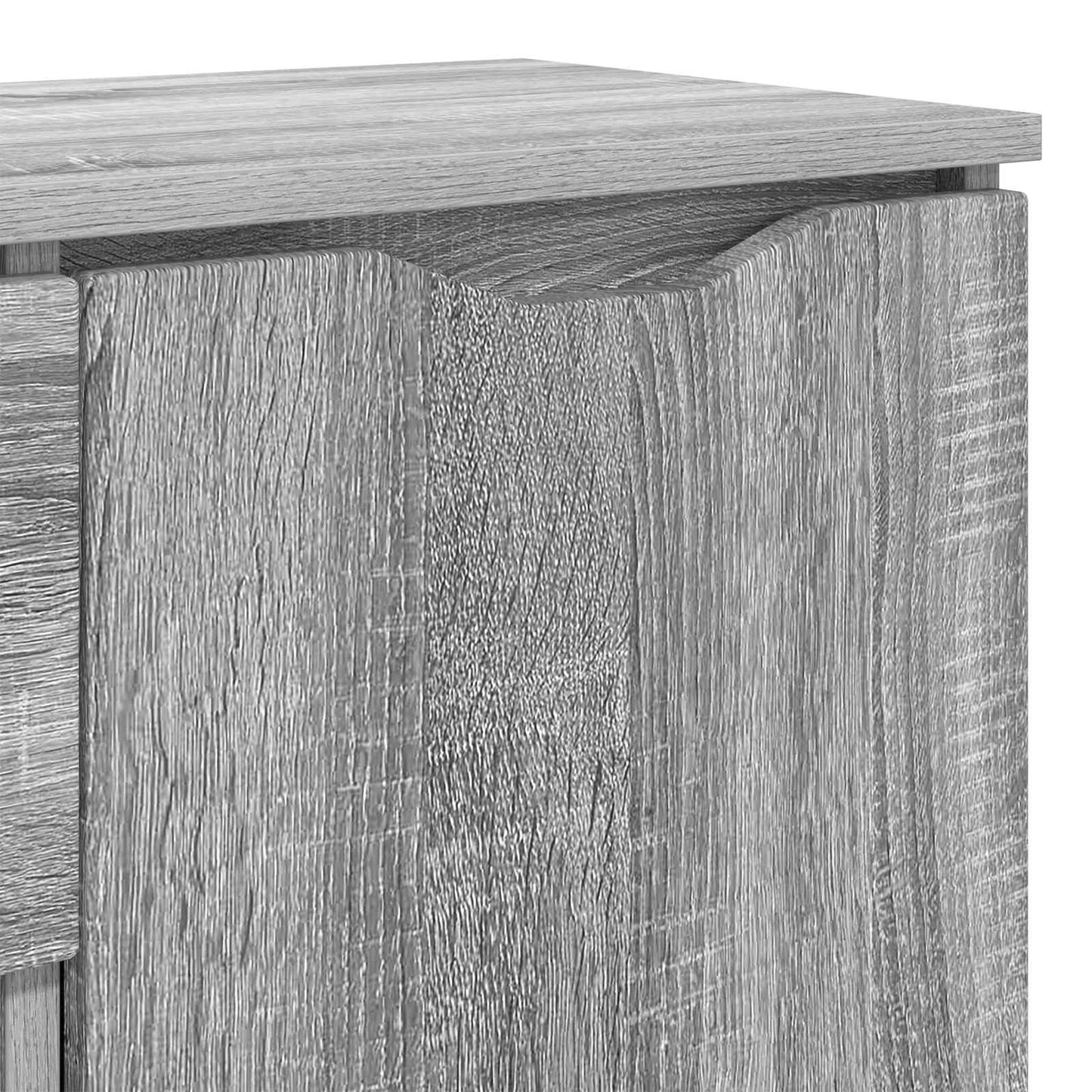 Sideboard Graues Sonoma 100 x 30 x 65,6 Holzwerkstoff