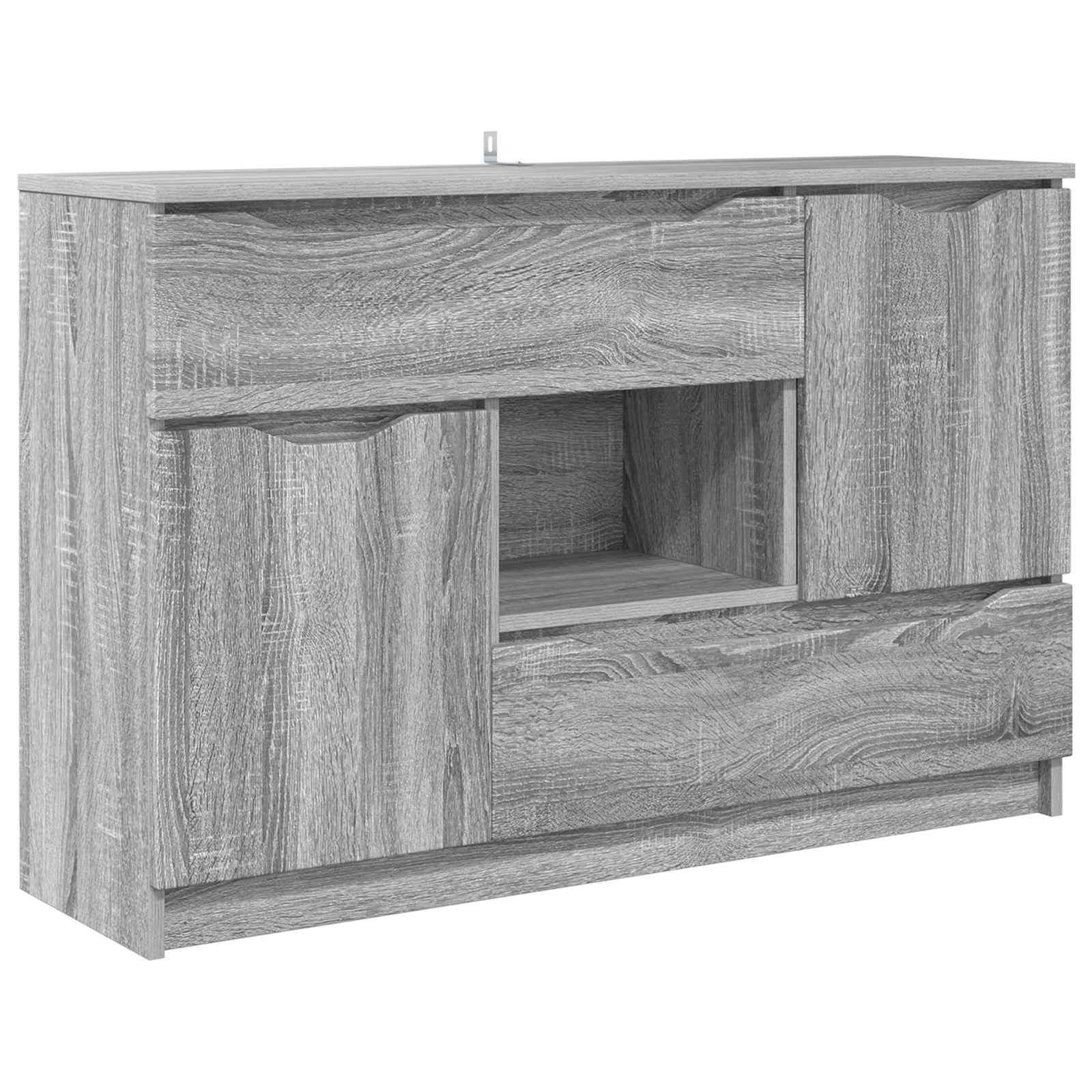 Sideboard Graues Sonoma 100 x 30 x 65,6 Holzwerkstoff