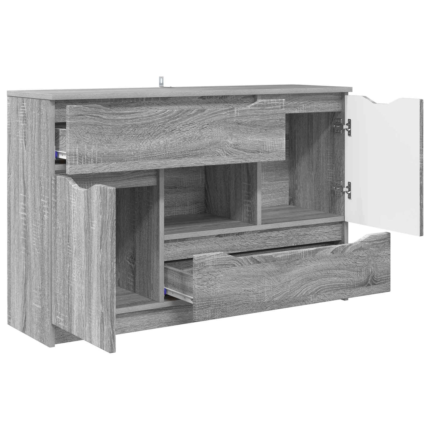 Sideboard Graues Sonoma 100 x 30 x 65,6 Holzwerkstoff
