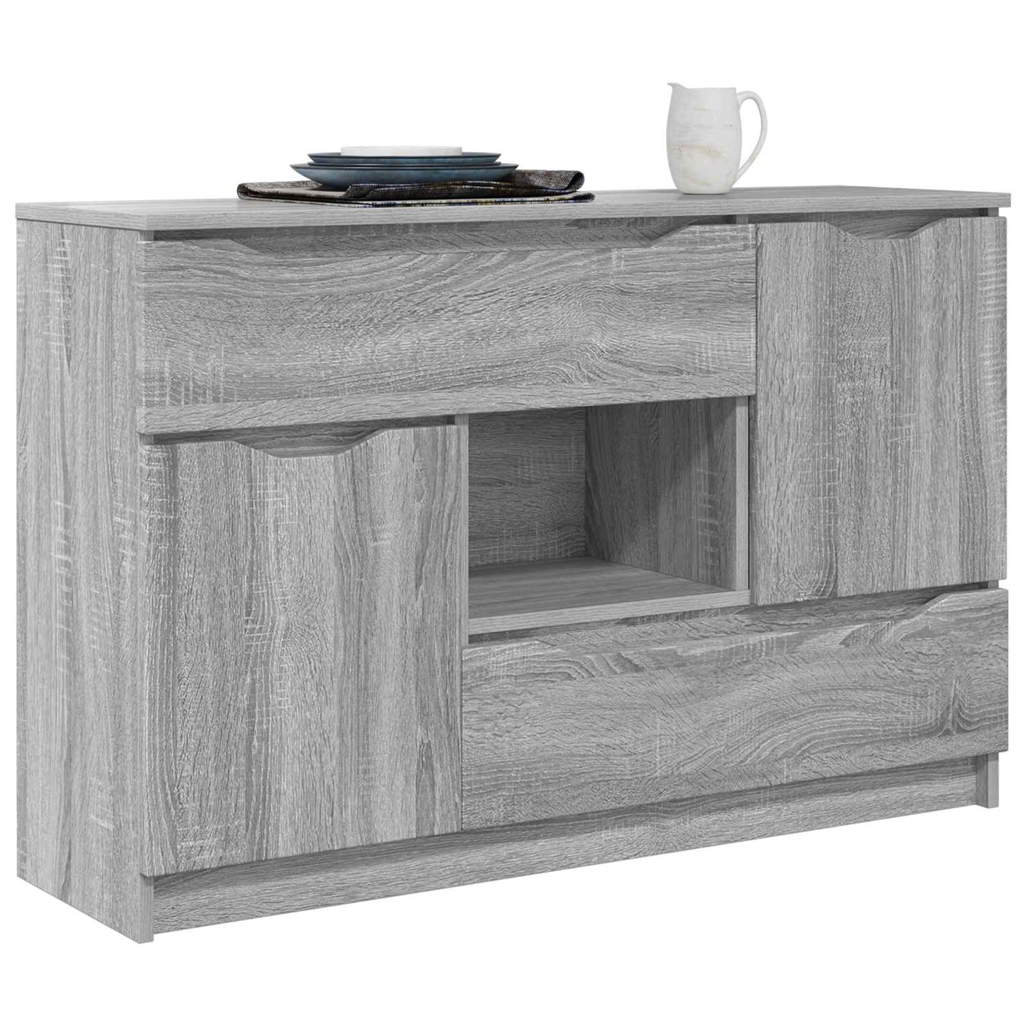 Sideboard Graues Sonoma 100 x 30 x 65,6 Holzwerkstoff