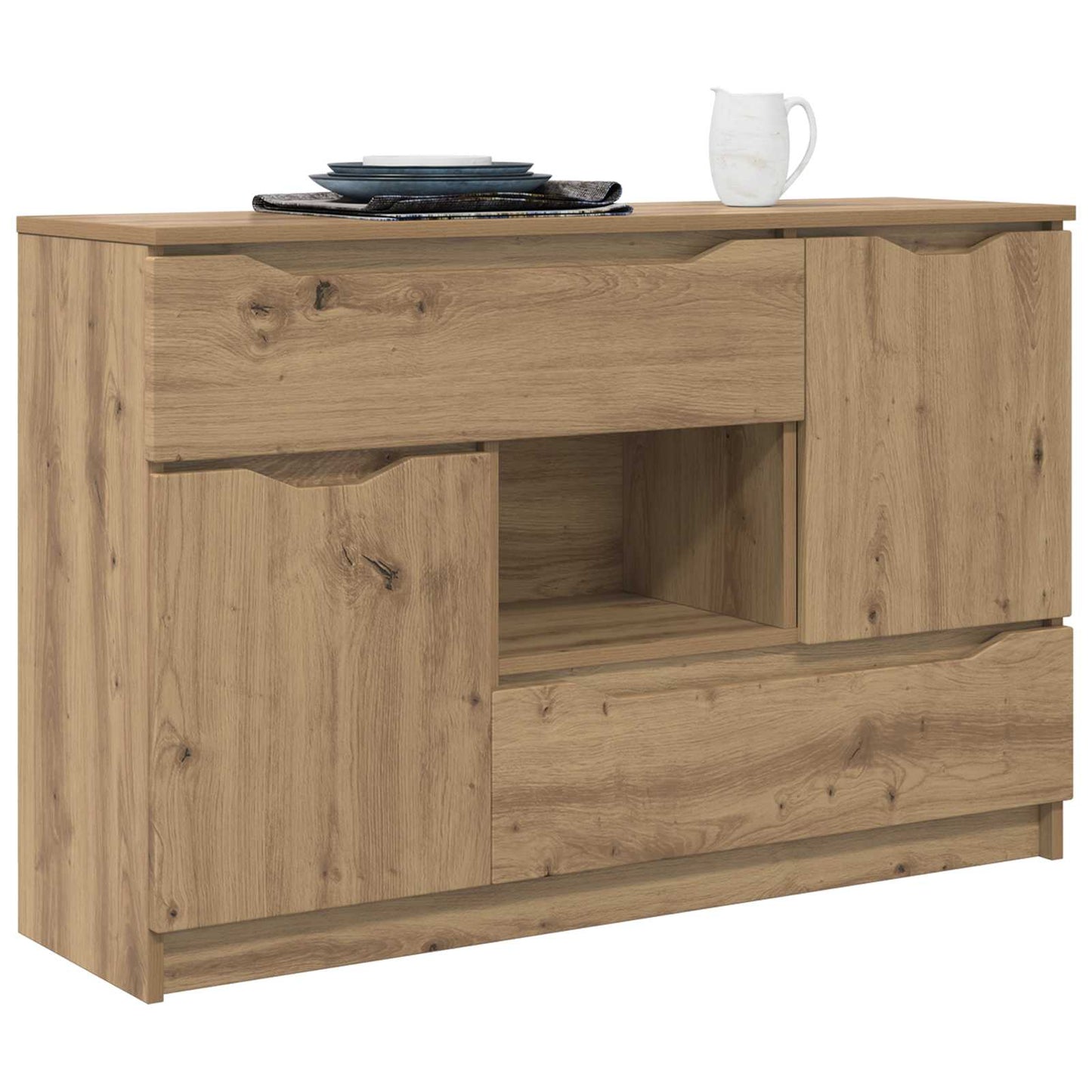 Sideboard Artisan-Eiche 100 x 30 x 65,6 Holzwerkstoff