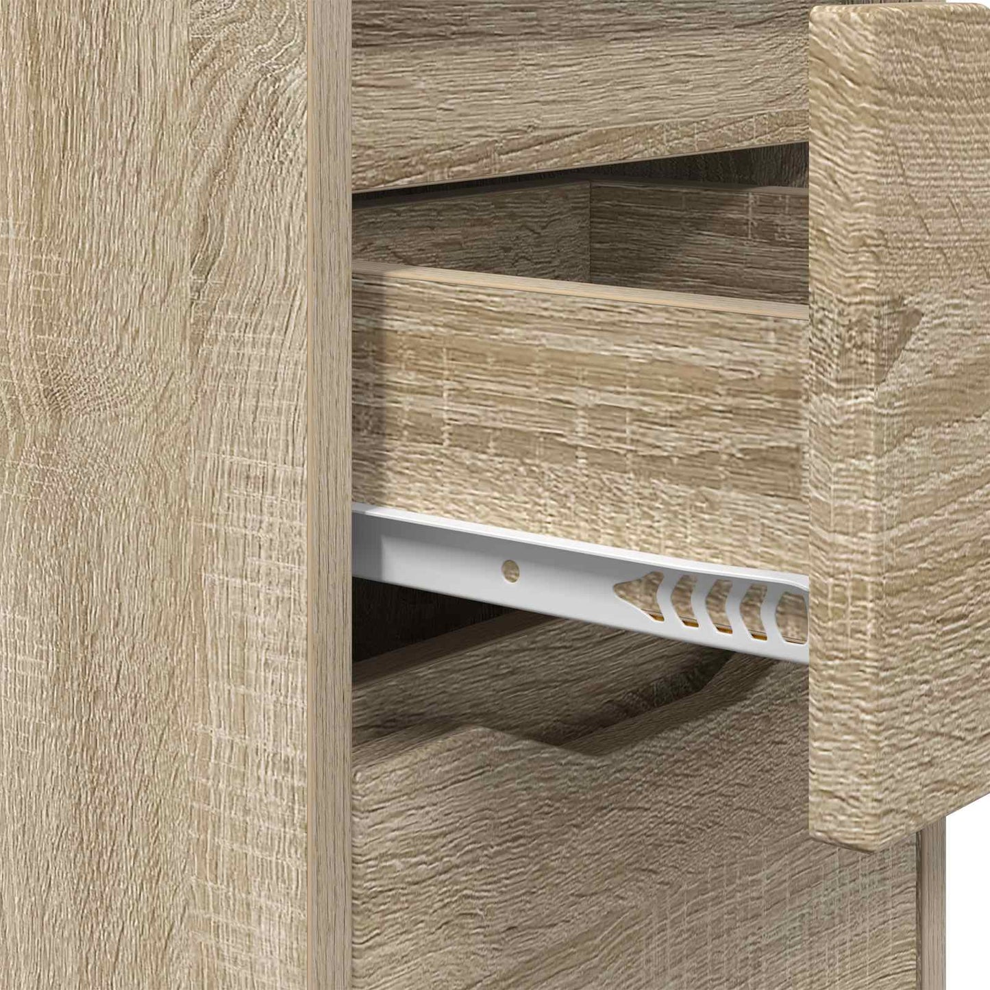 Nachttisch Sonoma-Eiche 30,5 x 30 x 43 cm Holzwerkstoff