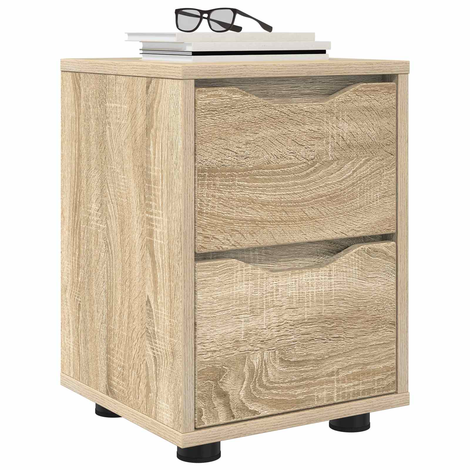 Nachttisch Sonoma-Eiche 30,5 x 30 x 43 cm Holzwerkstoff