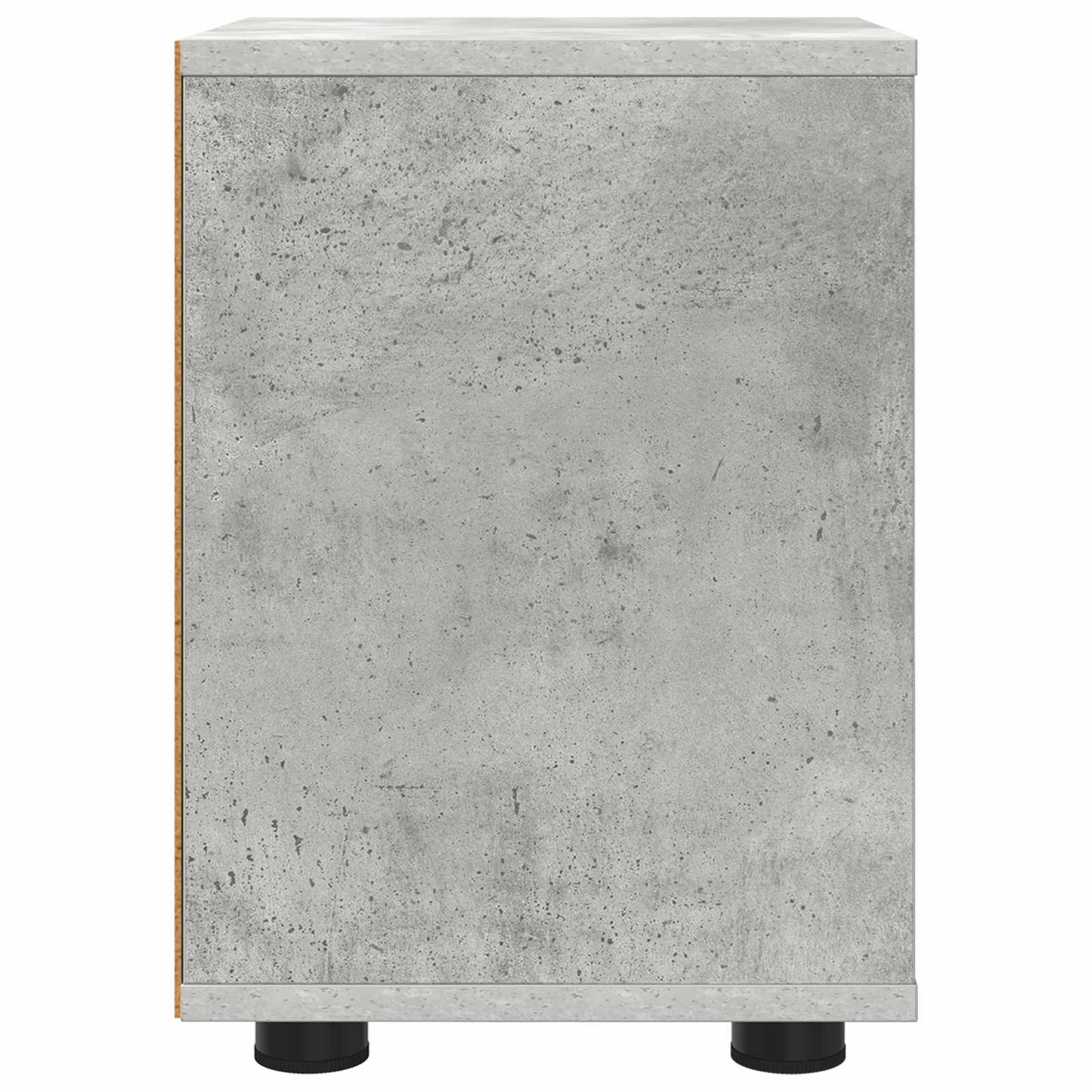 Nachttische 2 stk. Beton Grau 30,5 x 30 x 43 cm Holzwerkstoff