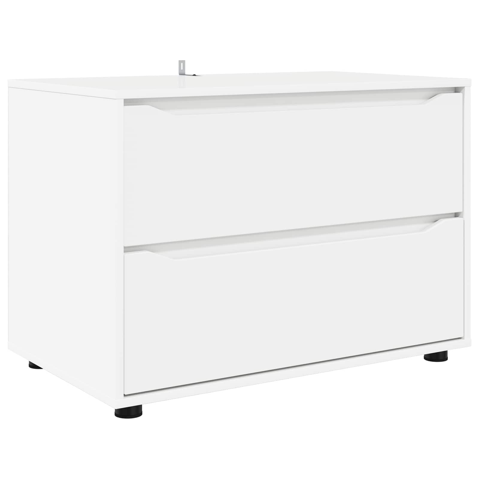 Aufbewahrungsschrank 80 x 48 x 57 cm Holzwerkstoff Weiß