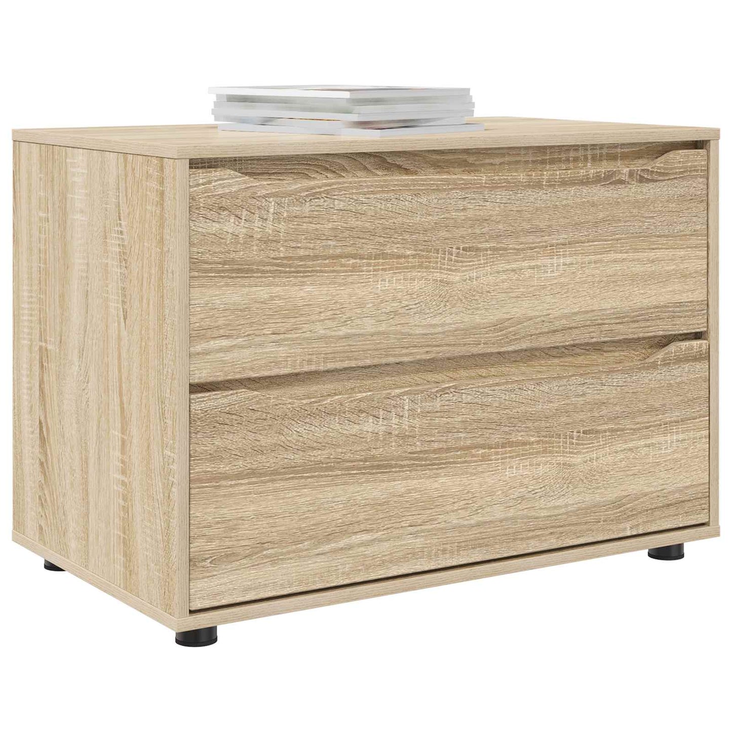 Aufbewahrungsschrank 80 x 48 x 57 cm Holzwerkstoff Sonoma-Eiche
