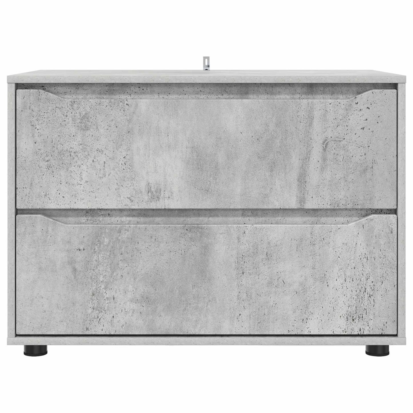 Aufbewahrungsschrank 80 x 48 x 57 cm Holzwerkstoff Betongrau