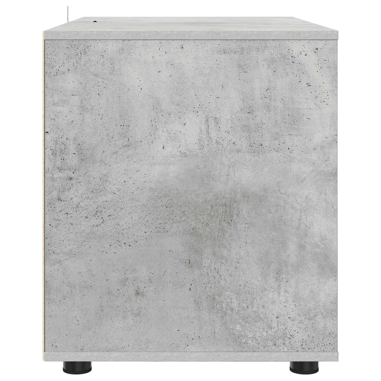 Aufbewahrungsschrank 80 x 48 x 57 cm Holzwerkstoff Betongrau