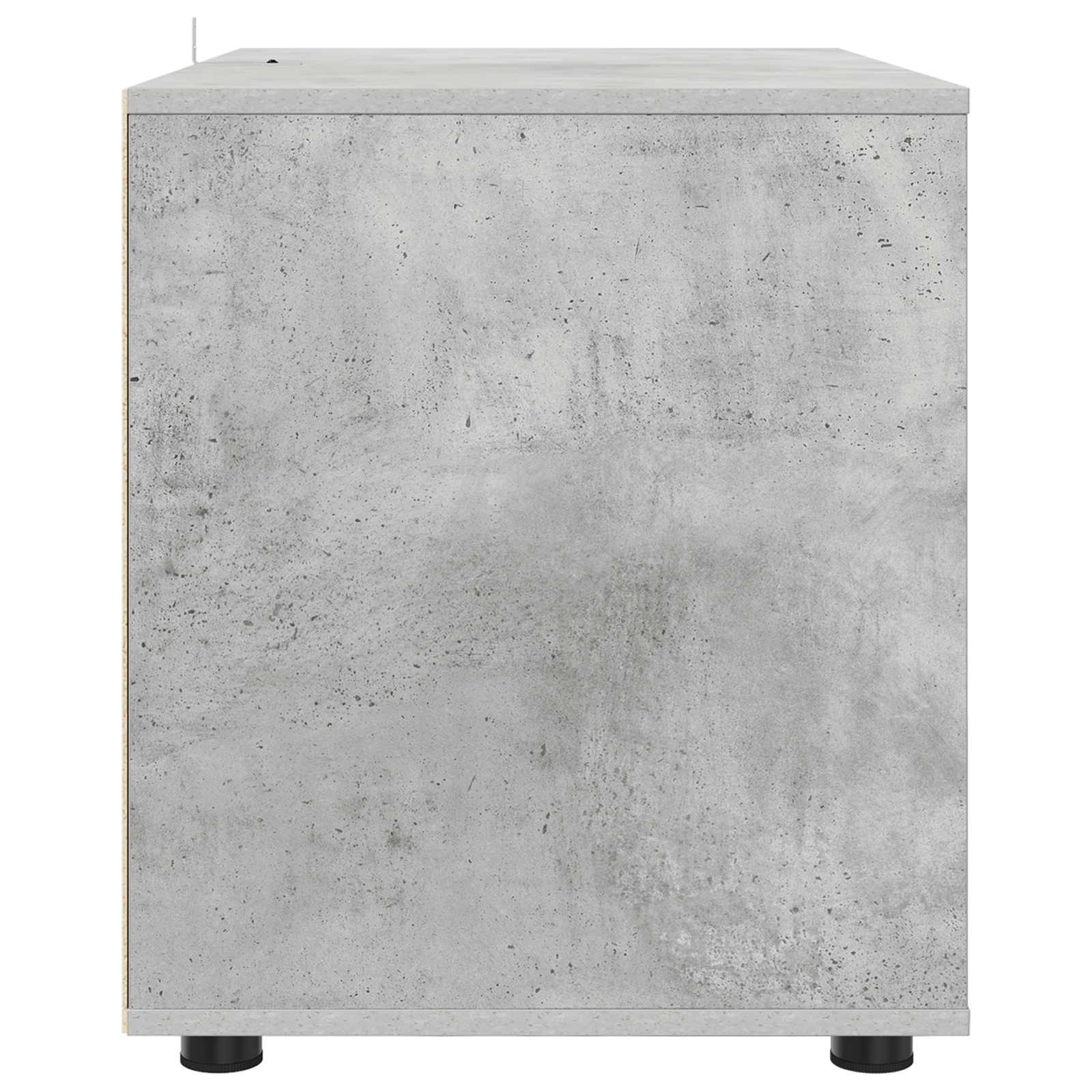 Aufbewahrungsschrank 80 x 48 x 57 cm Holzwerkstoff Betongrau