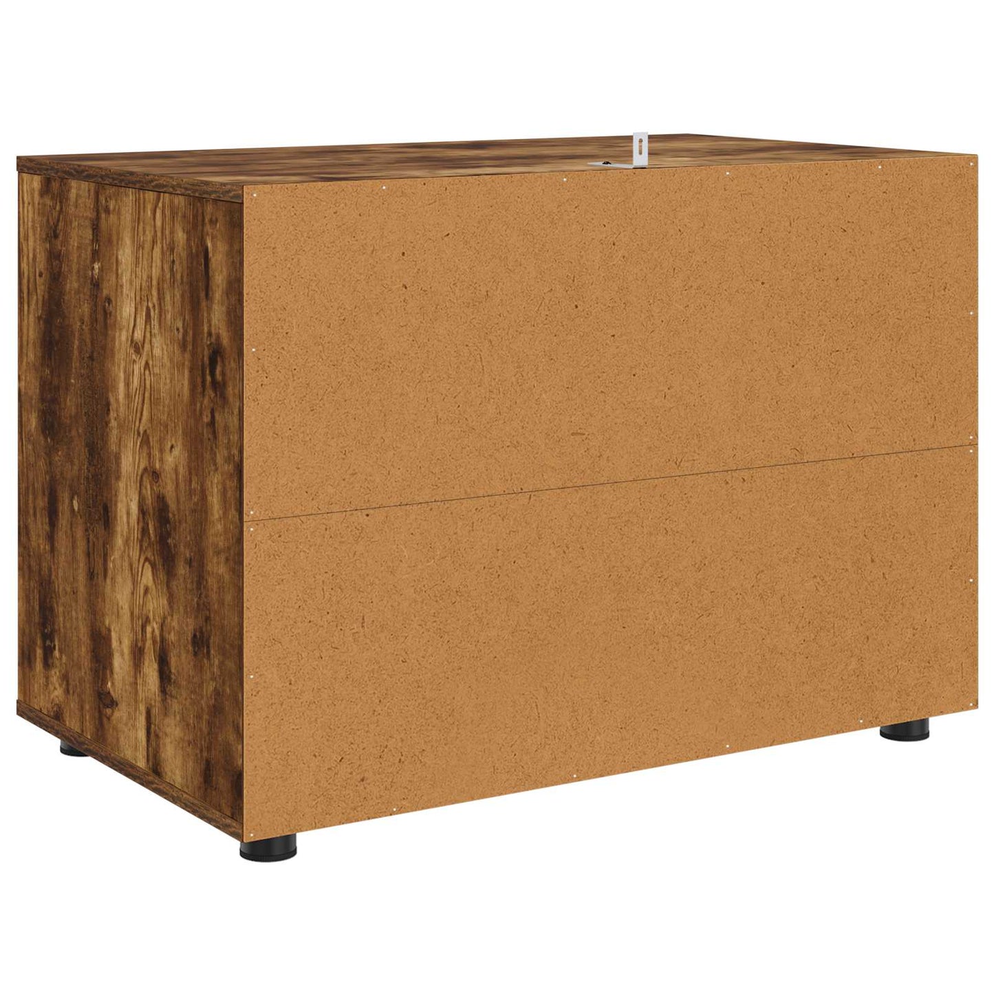 Aufbewahrungsschrank 80 x 48 x 57 cm Holzwerkstoff Räuchereiche