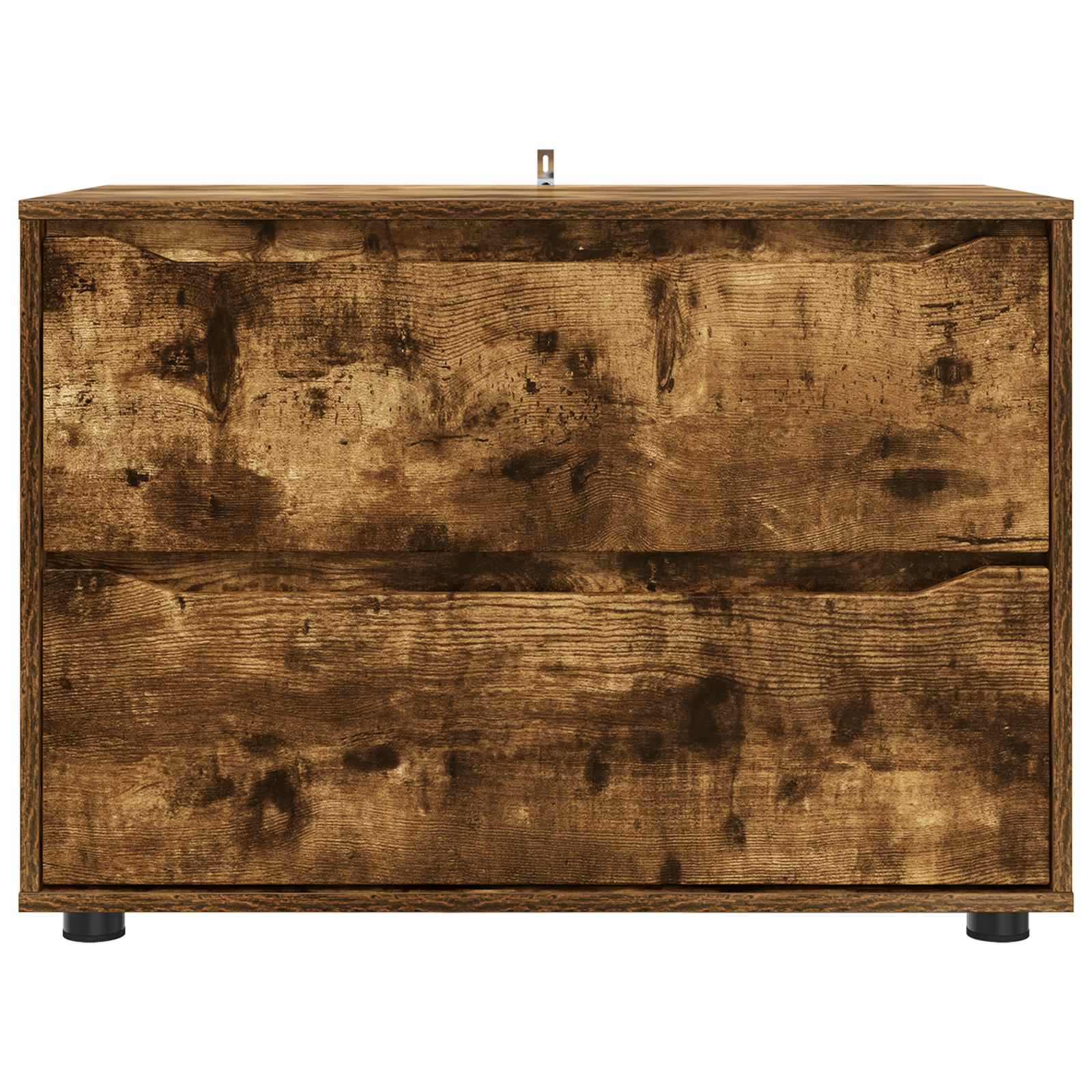 Aufbewahrungsschrank 80 x 48 x 57 cm Holzwerkstoff Räuchereiche