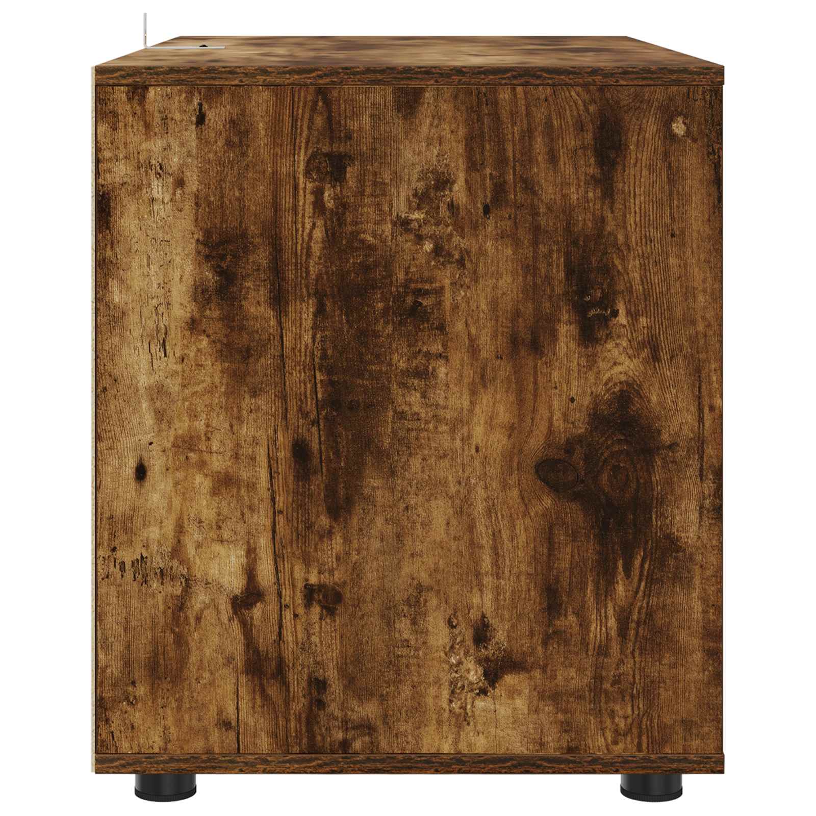 Aufbewahrungsschrank 80 x 48 x 57 cm Holzwerkstoff Räuchereiche