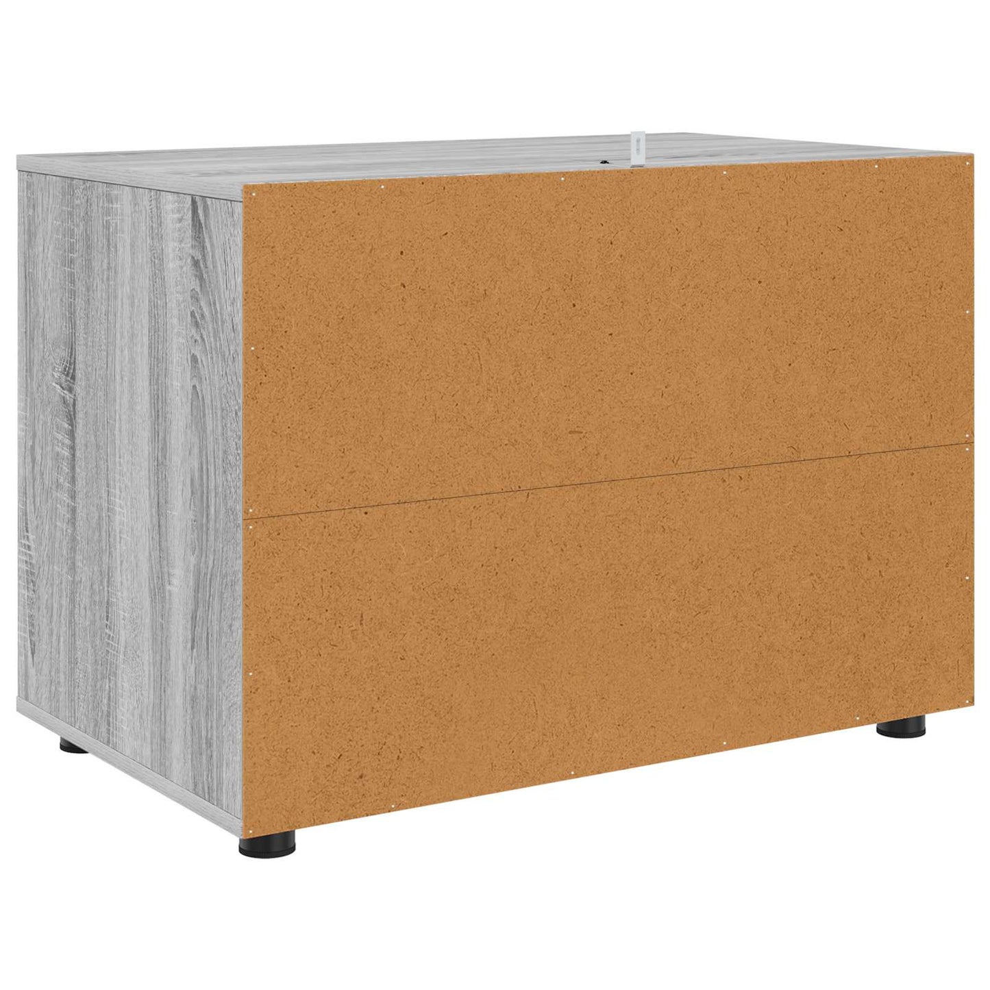 Aufbewahrungsschrank 80 x 48 x 57 cm Holzwerkstoff Sonoma-Grau