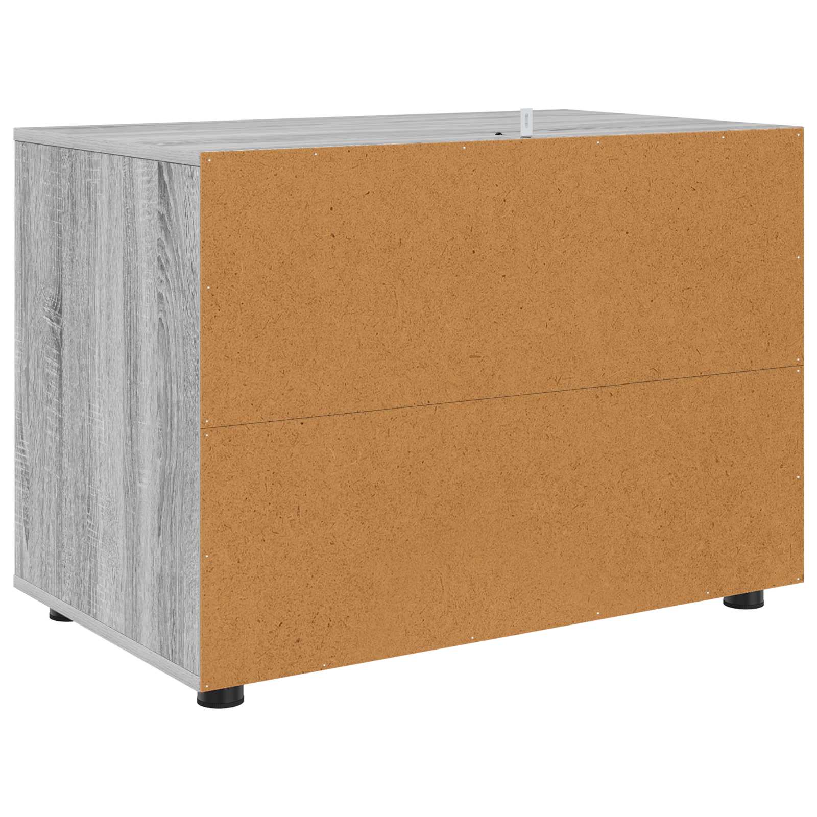 Aufbewahrungsschrank 80 x 48 x 57 cm Holzwerkstoff Sonoma-Grau