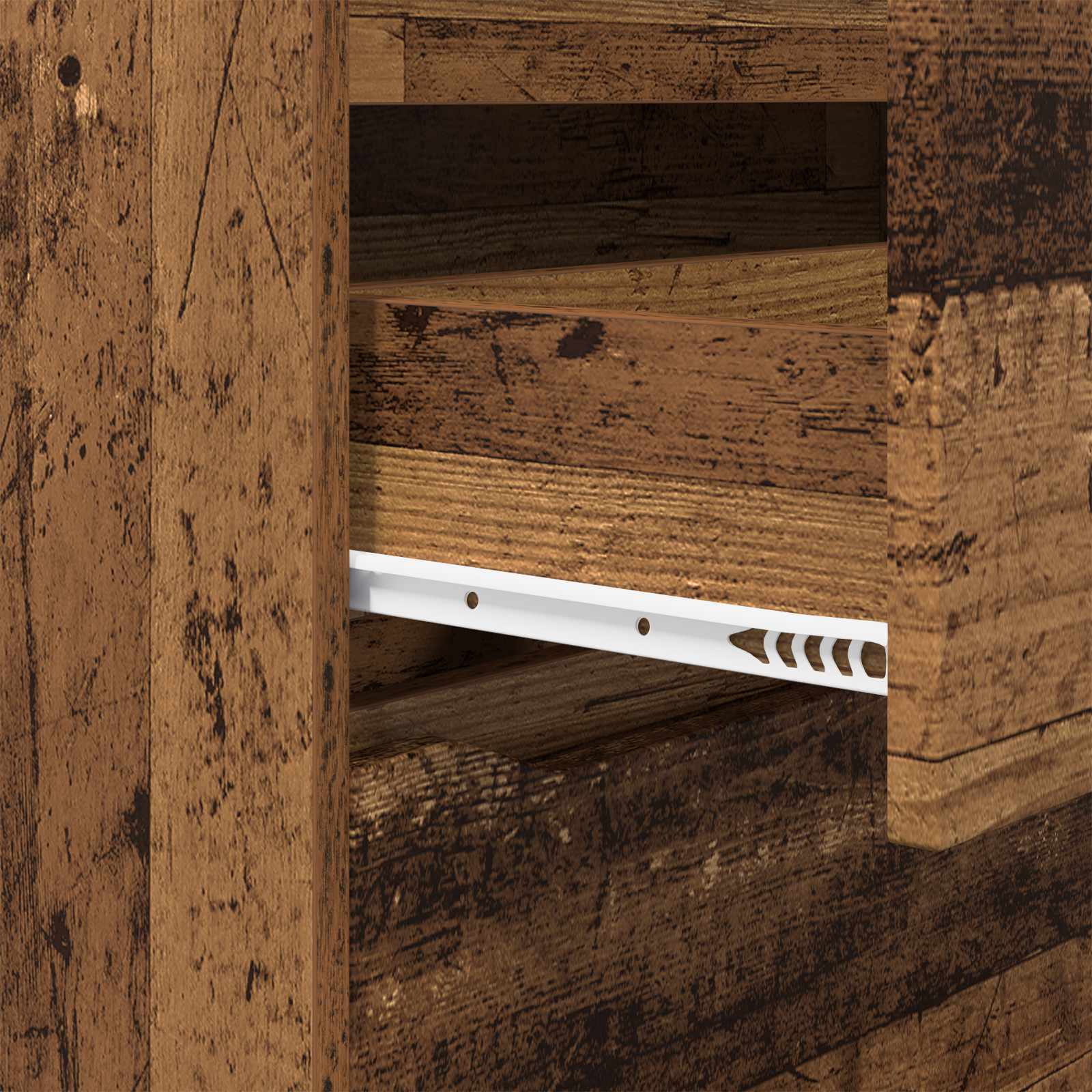 Aufbewahrungsschrank 80 x 48 x 57 cm Holzwerkstoff Altholz