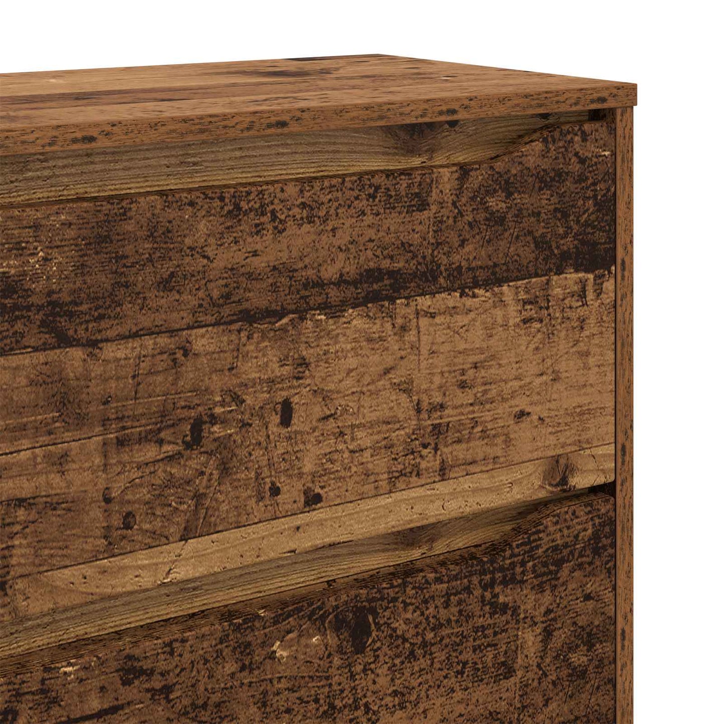 Aufbewahrungsschrank 80 x 48 x 57 cm Holzwerkstoff Altholz