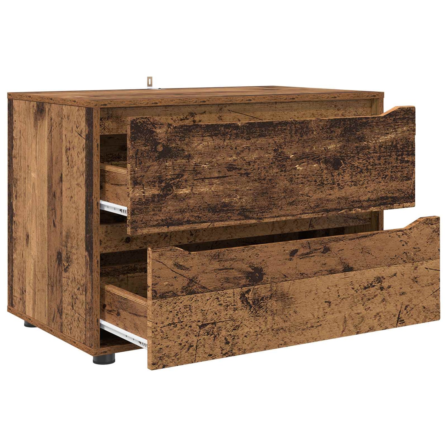 Aufbewahrungsschrank 80 x 48 x 57 cm Holzwerkstoff Altholz