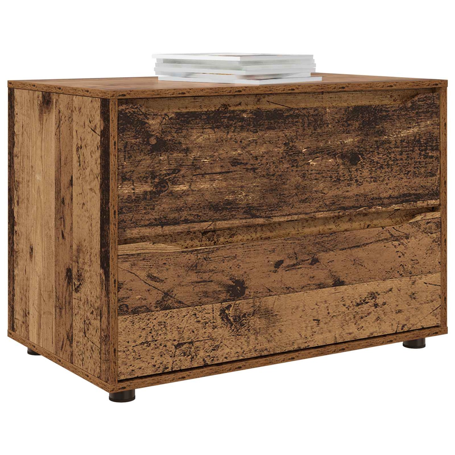 Aufbewahrungsschrank 80 x 48 x 57 cm Holzwerkstoff Altholz