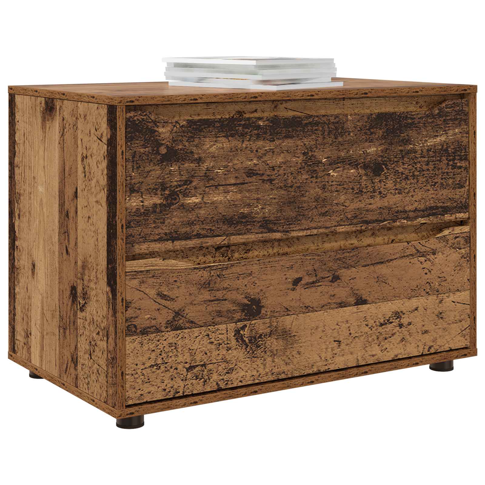 Aufbewahrungsschrank 80 x 48 x 57 cm Holzwerkstoff Altholz