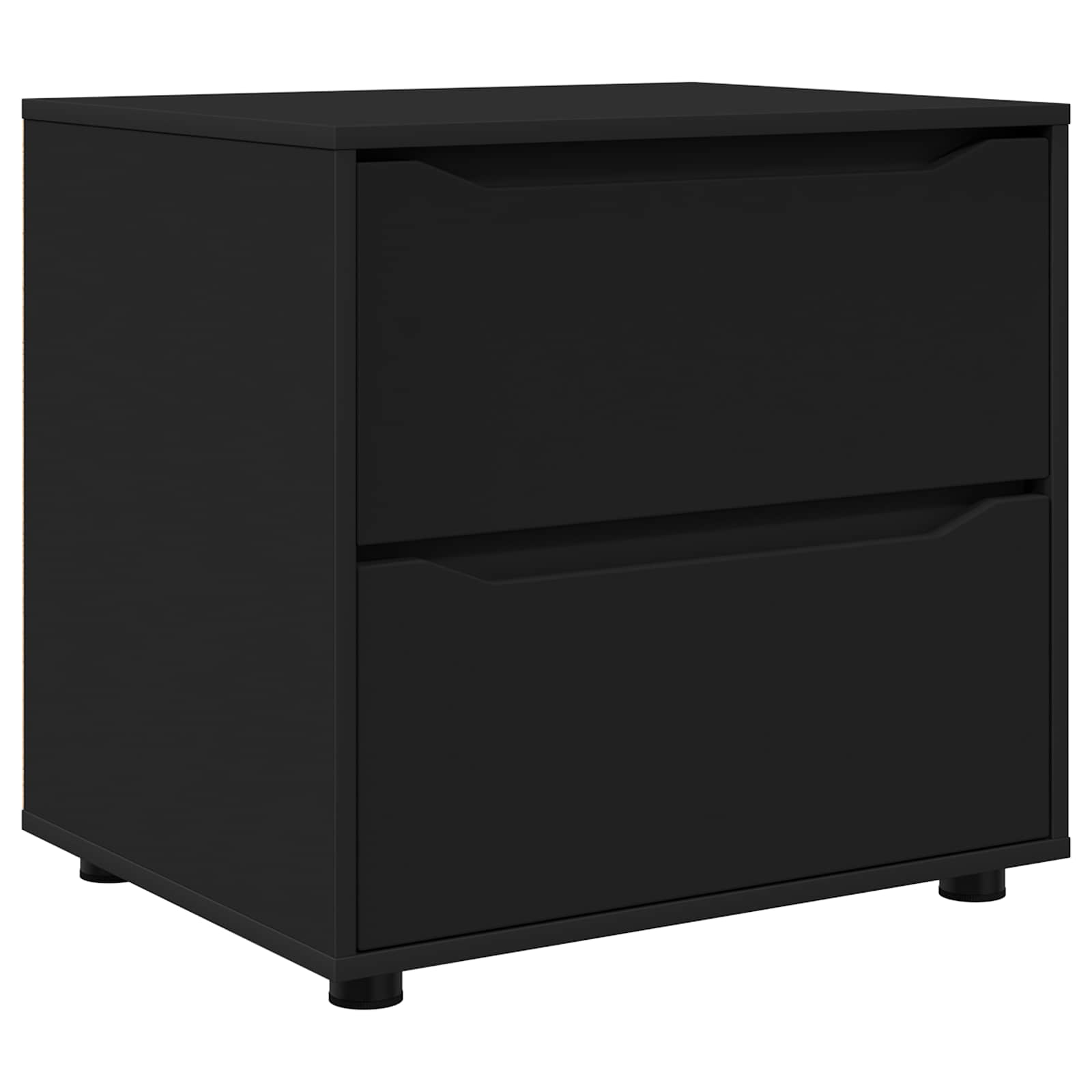 Aufbewahrungsschrank 60 x 48 x 57 cm Holzwerkstoff Schwarz