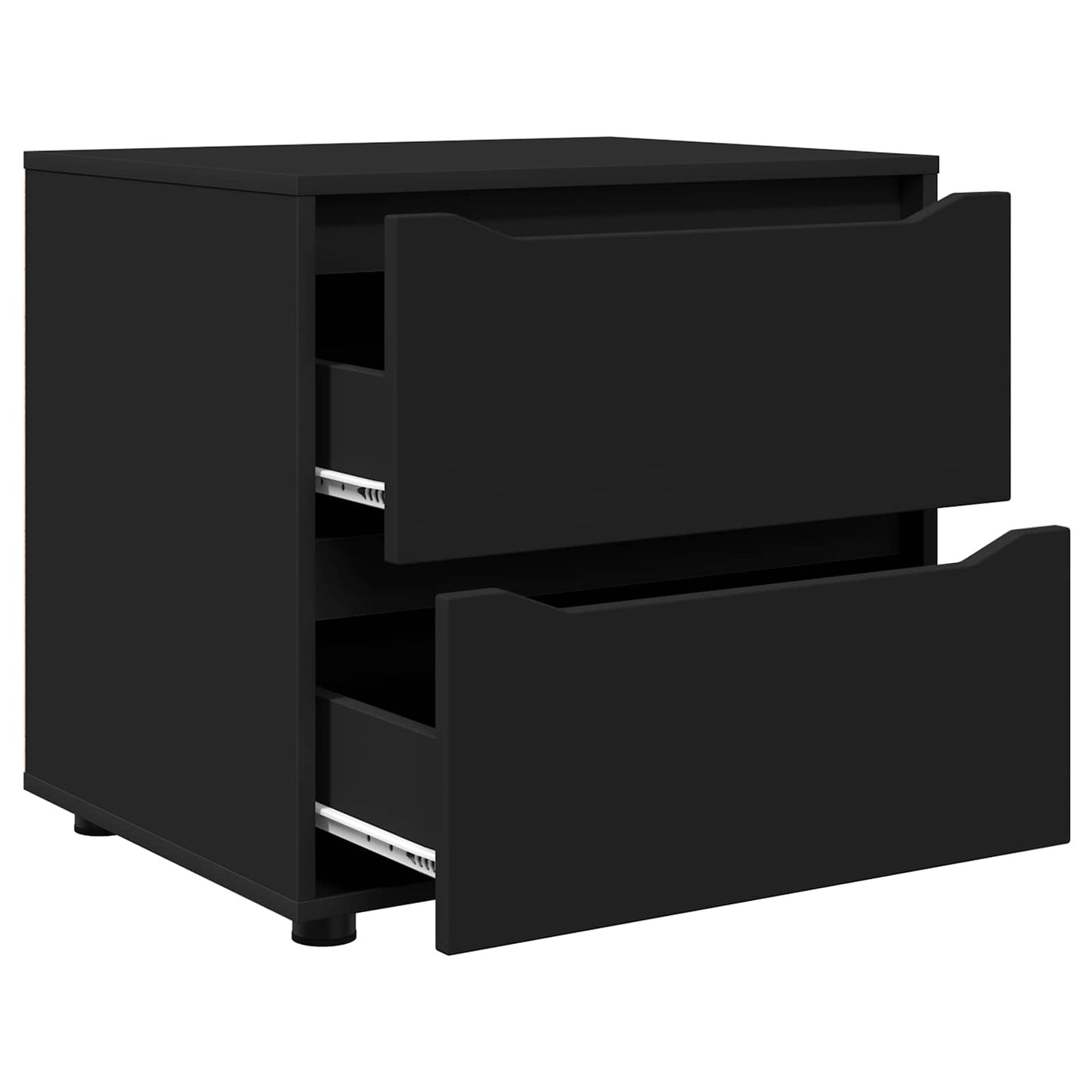 Aufbewahrungsschrank 60 x 48 x 57 cm Holzwerkstoff Schwarz