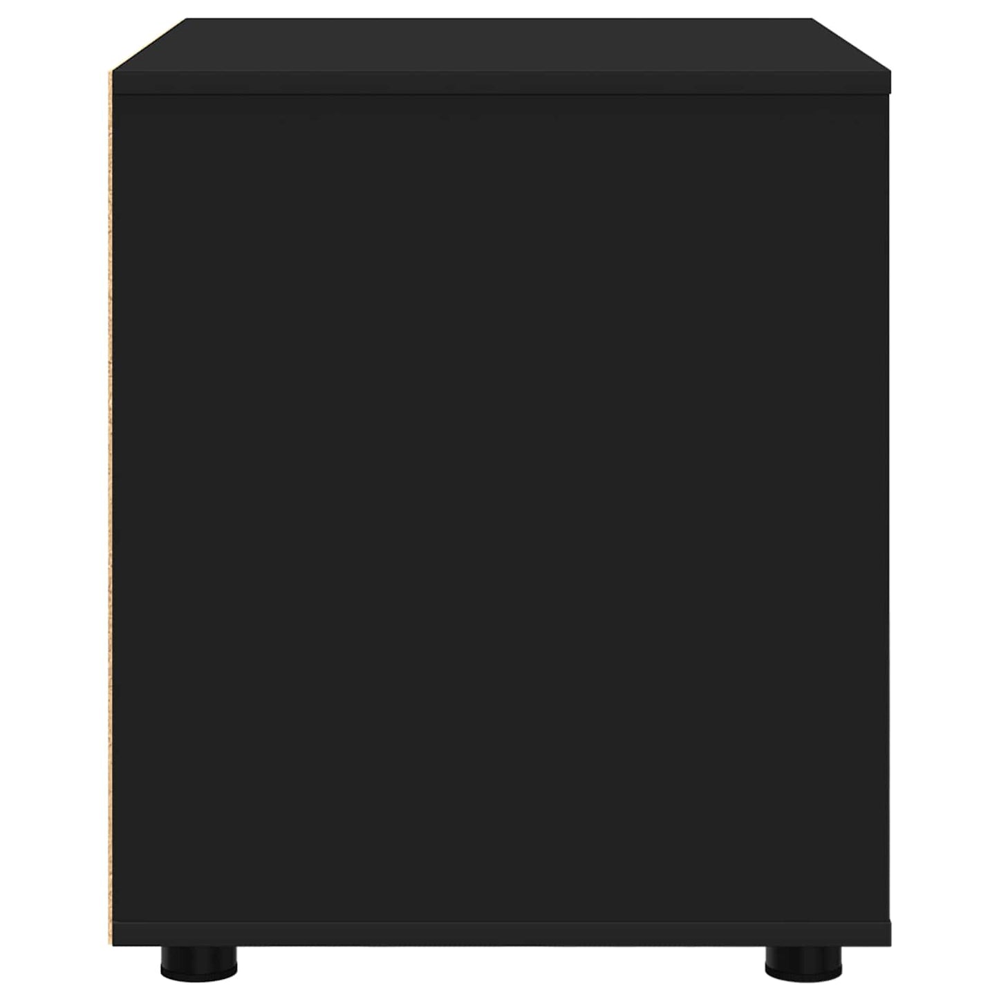 Aufbewahrungsschrank 60 x 48 x 57 cm Holzwerkstoff Schwarz