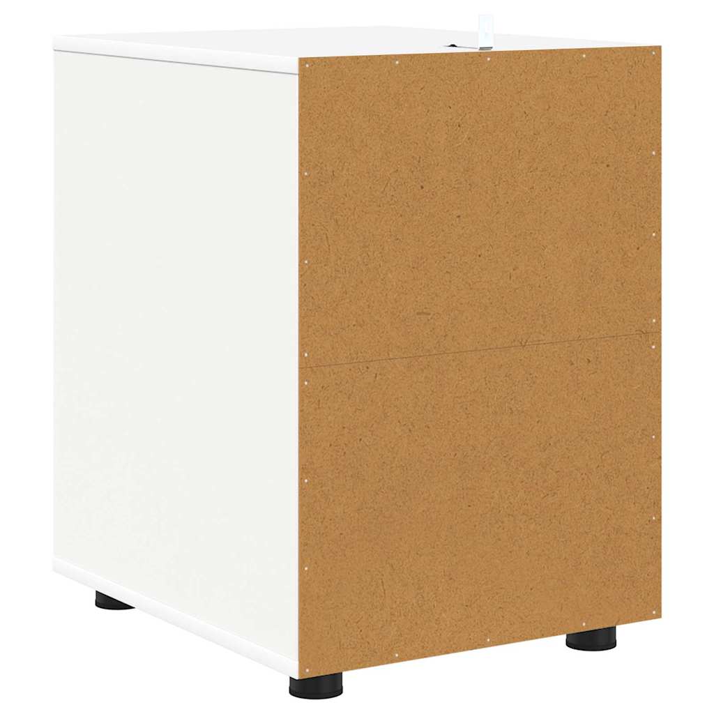Aufbewahrungsschrank 40 x 48 x 57 cm Holzwerkstoff Weiß