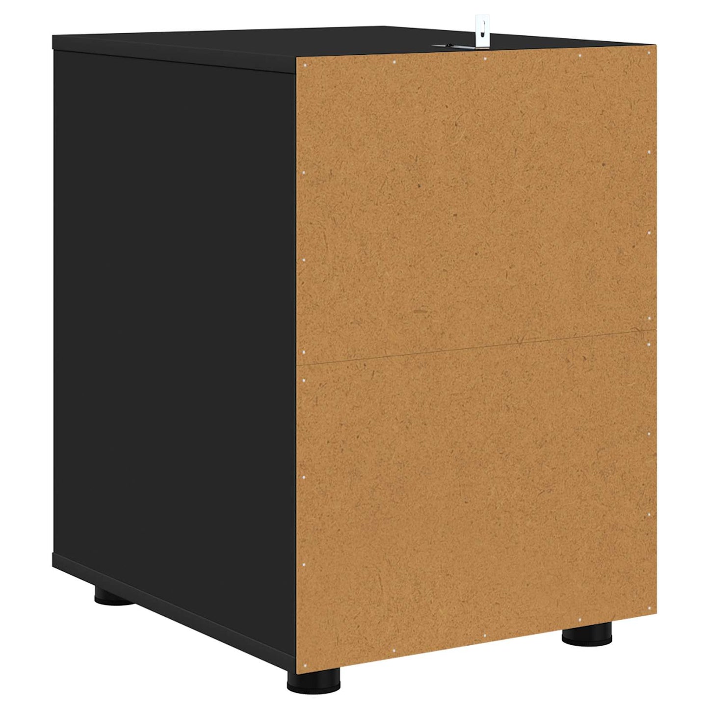 Aufbewahrungsschrank 40 x 48 x 57 cm Holzwerkstoff Schwarz