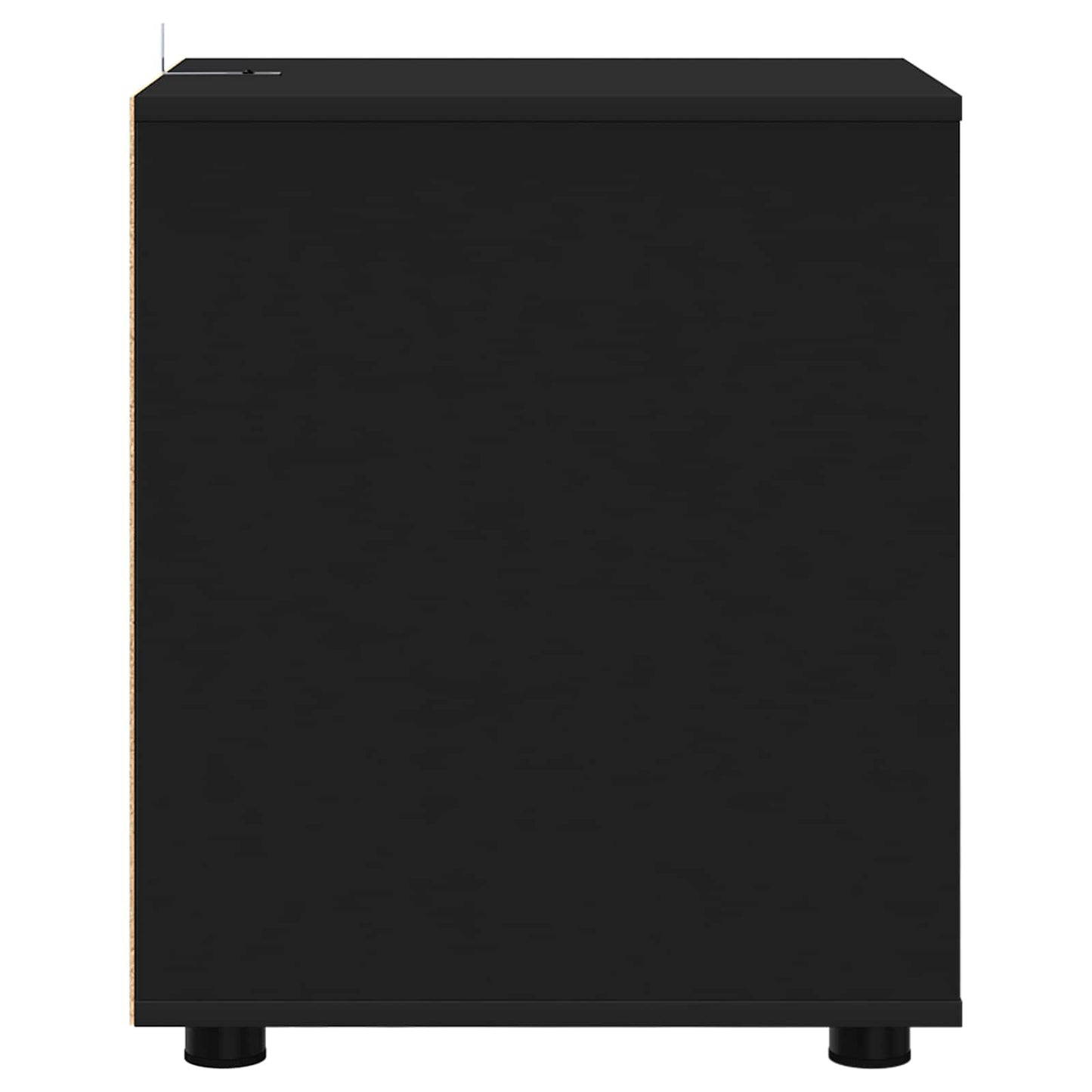 Aufbewahrungsschrank 40 x 48 x 57 cm Holzwerkstoff Schwarz