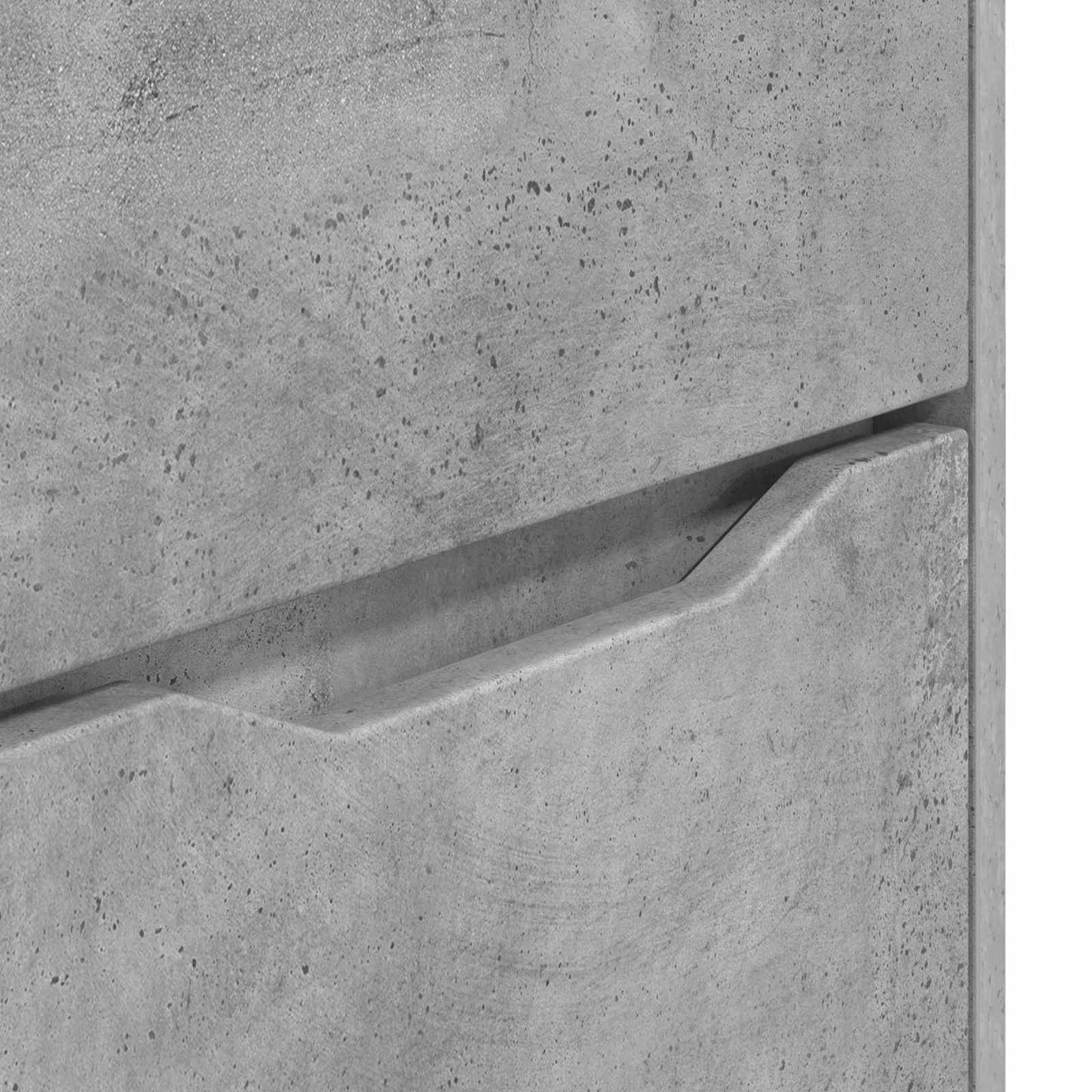 Aufbewahrungsschrank 40 x 48 x 57 cm Holzwerkstoff Betongrau