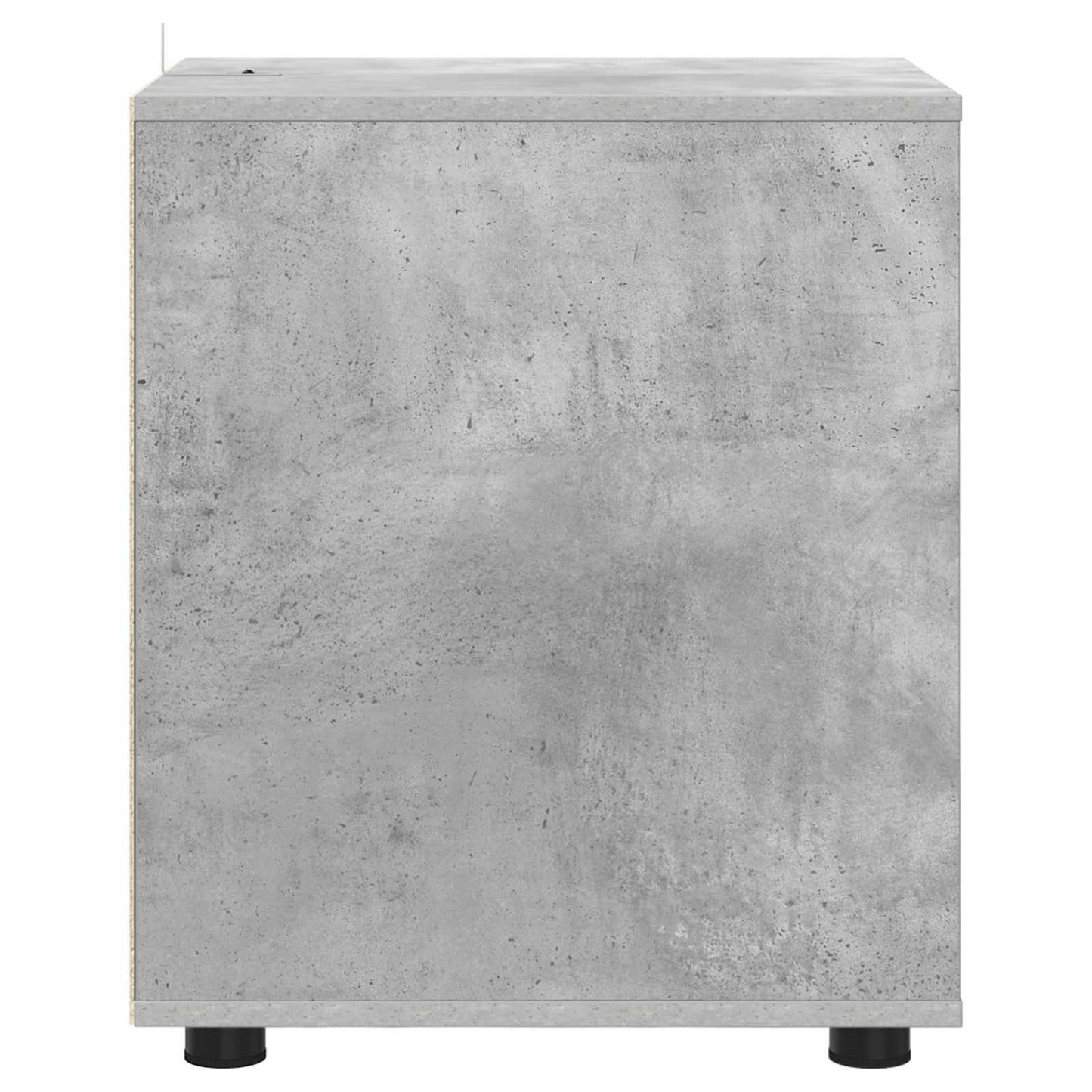 Aufbewahrungsschrank 40 x 48 x 57 cm Holzwerkstoff Betongrau